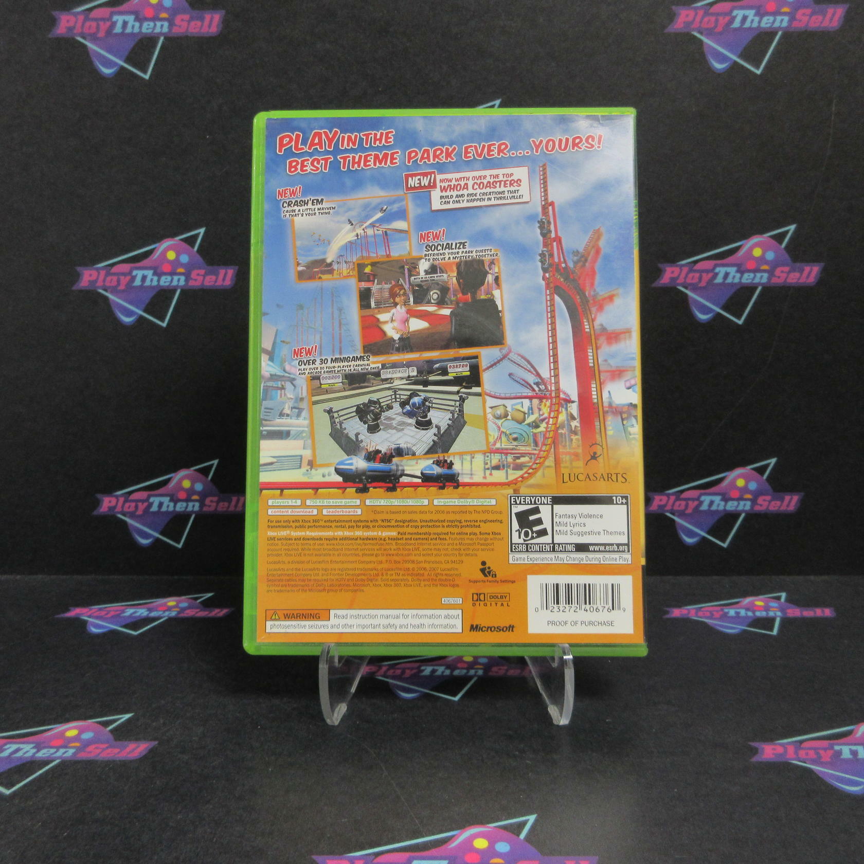 Thrillville Off the Rails Xbox 360 Complete - Very Good