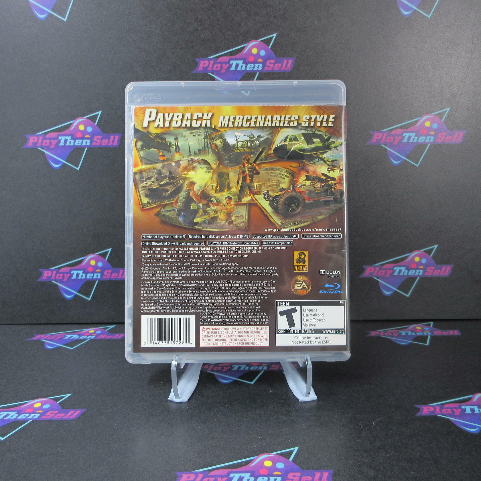 Mercenaries 2 World in Flames PS3 PlayStation 3 - Very Good