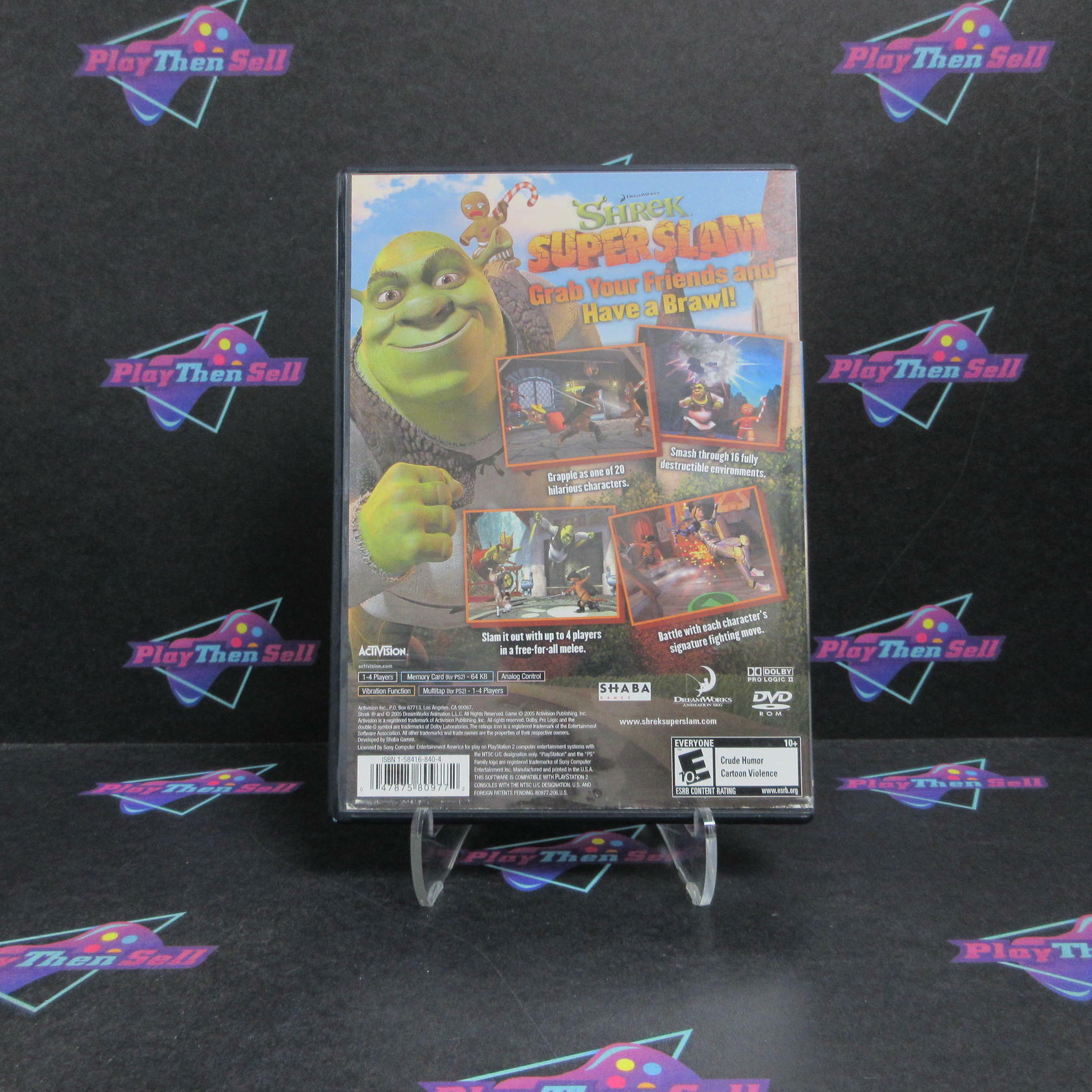 Shrek SuperSlam PS2 PlayStation 2 - Very Good