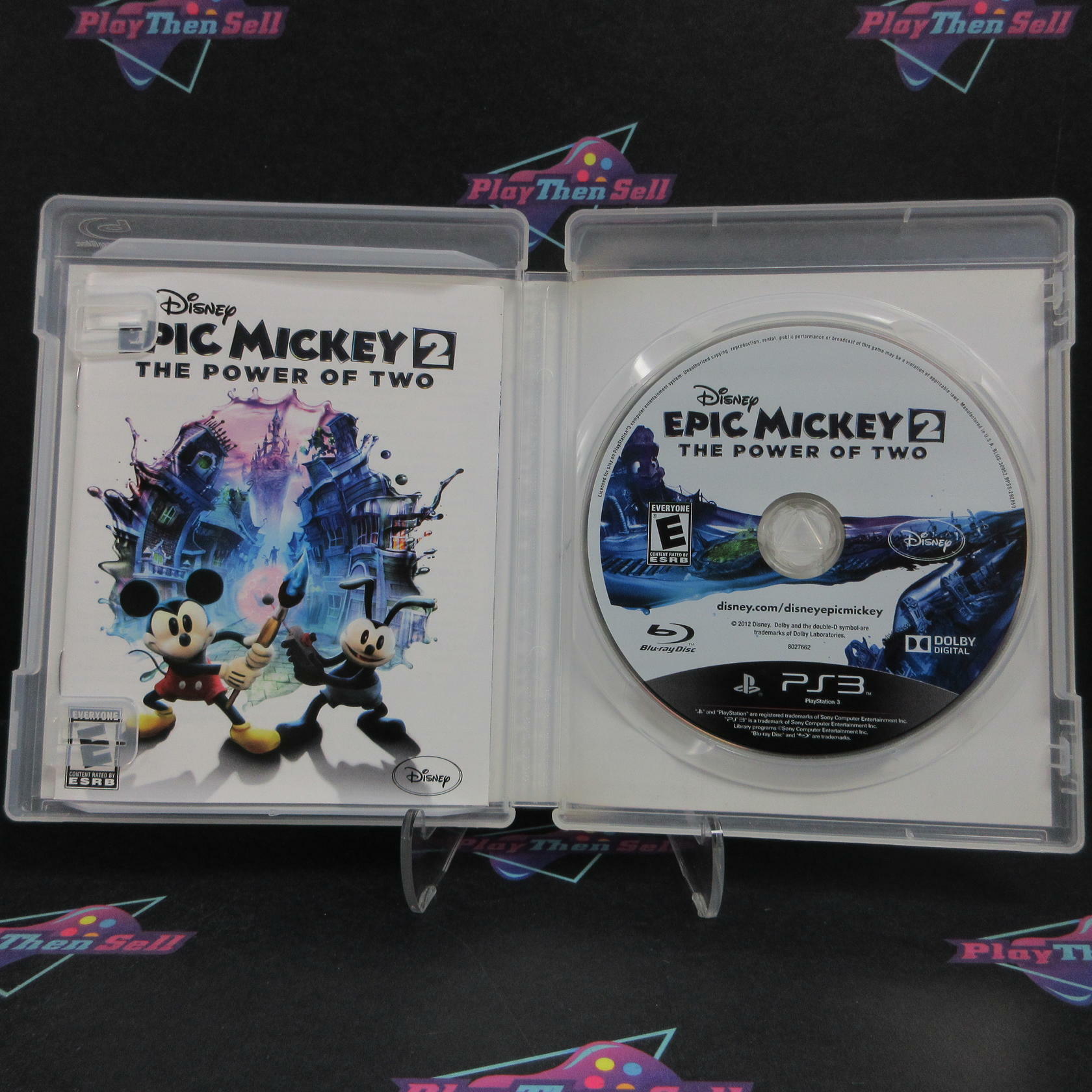 Disney Epic Mickey 2 The Power of Two PS3 PlayStation 3 Complete - Very Good