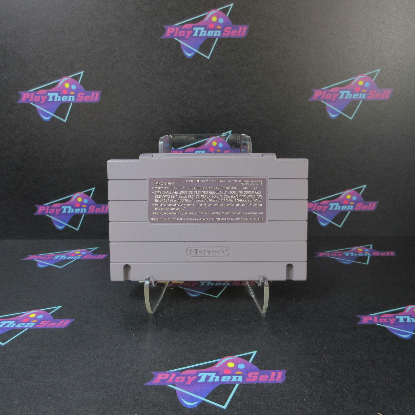 Zoop Super Nintendo SNES Cartridge / Tested - Very Good