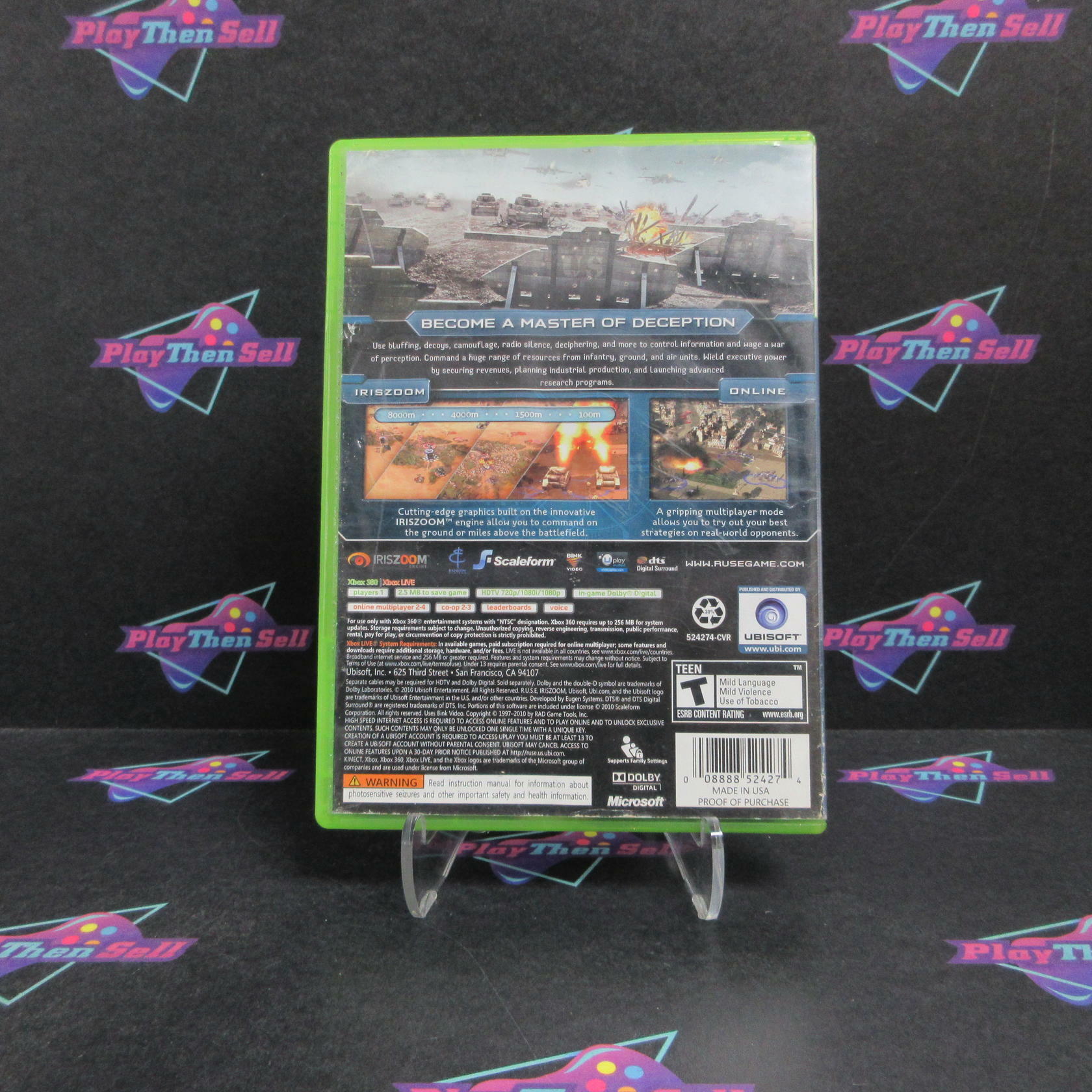R.U.S.E. RUSE Xbox 360 Complete - Very Good