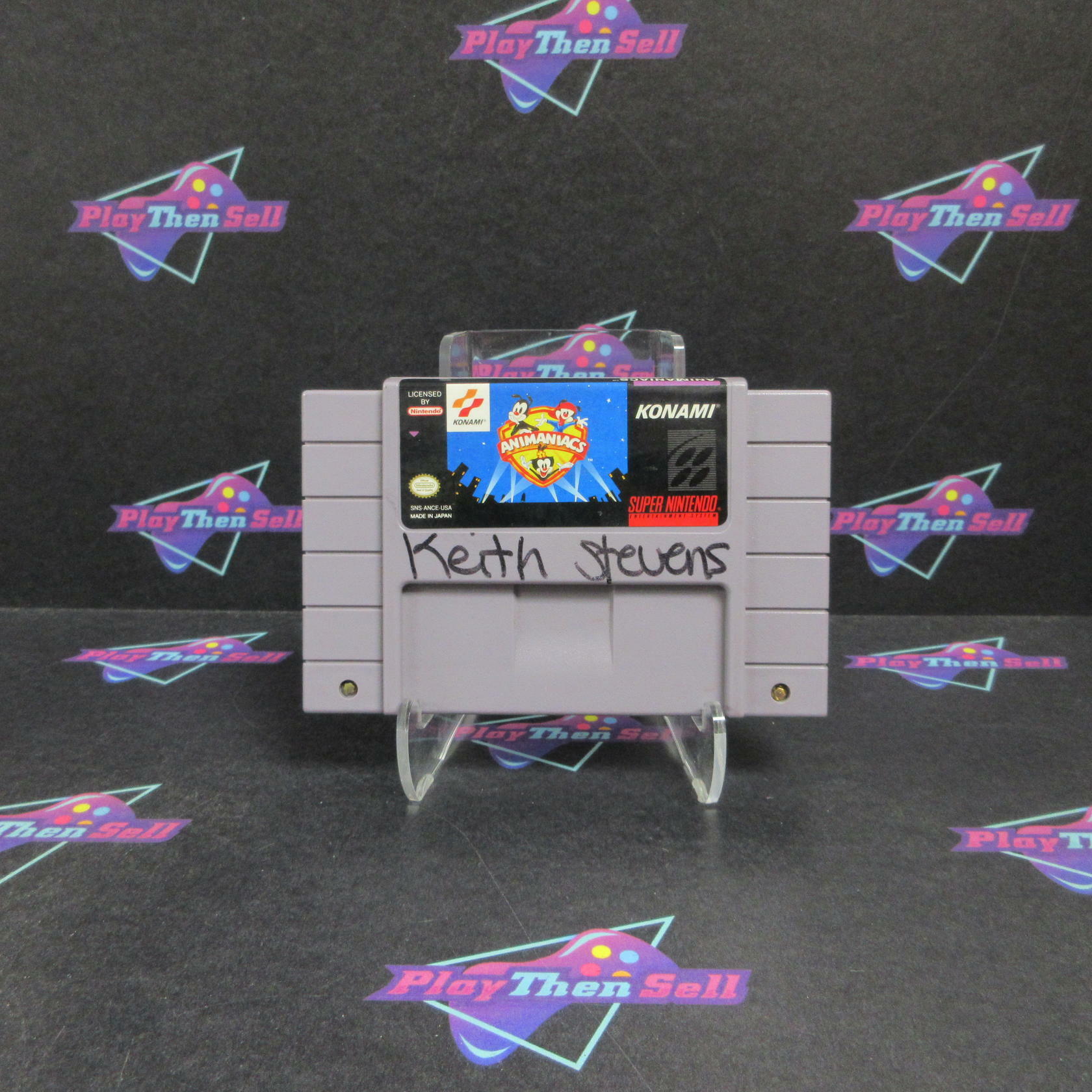 Animaniacs Super Nintendo SNES Cartridge / Tested - Very Good