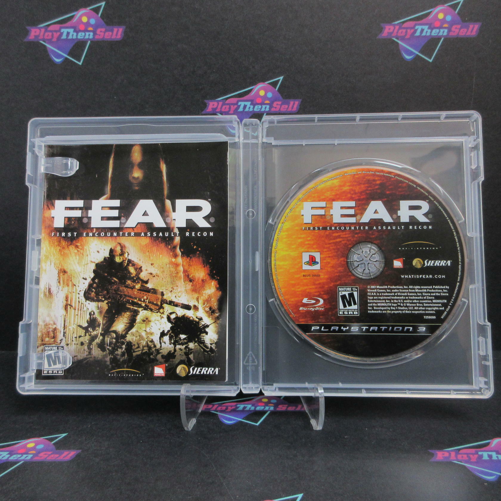 F.E.A.R. First Encounter Assault Recon PS3 PlayStation 3 Complete - Refurbished