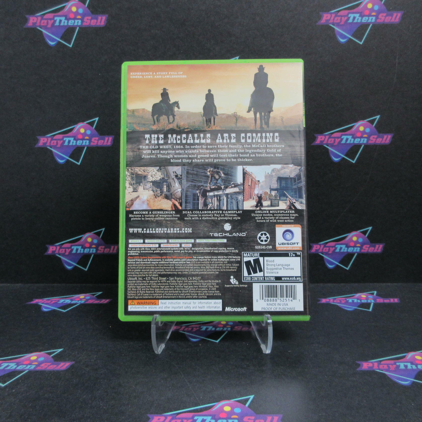 Call of Juarez Bound in Blood Xbox 360 Complete - Excellent