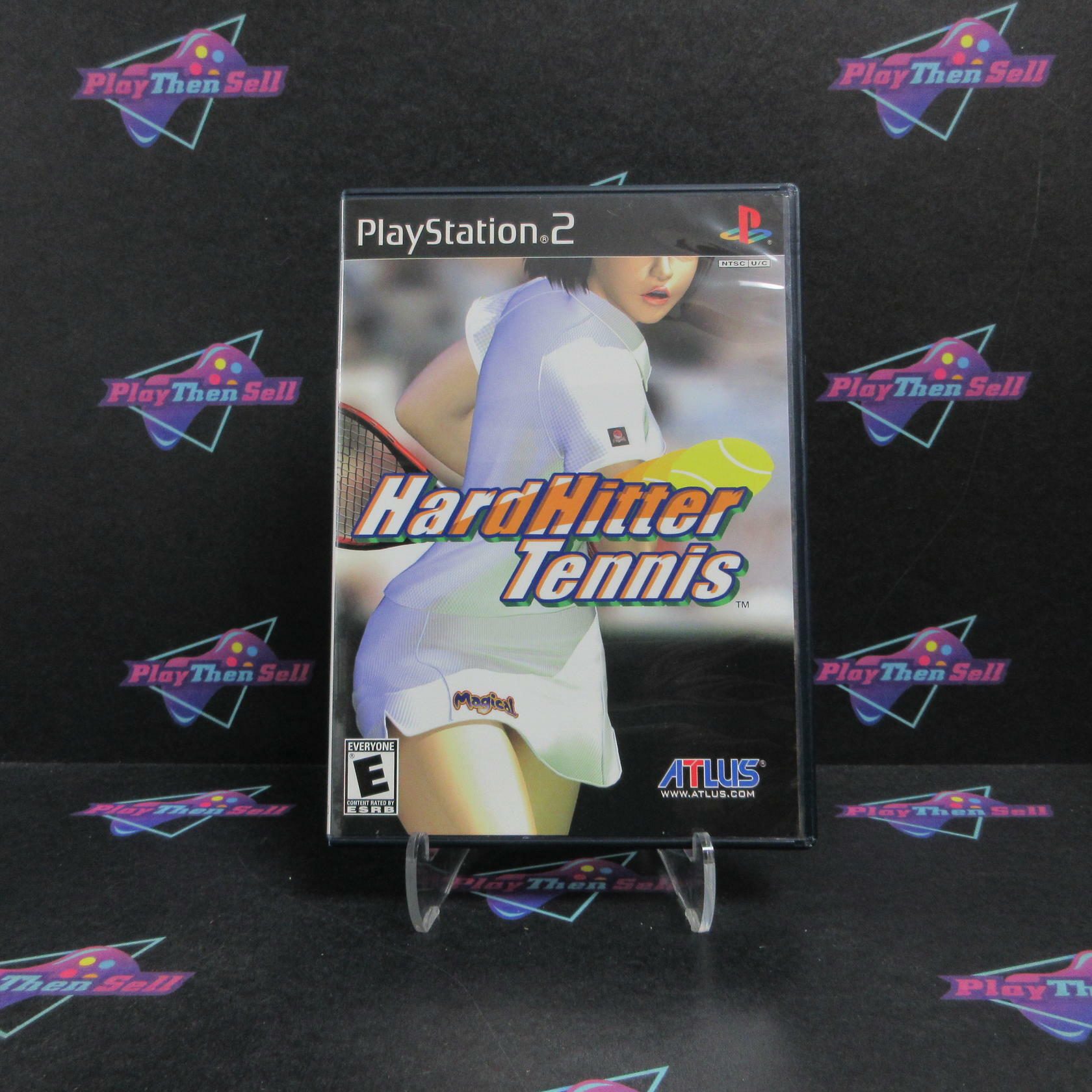 Hard Hitter Tennis PS2 PlayStation 2 + Reg Card Complete - Refurbished