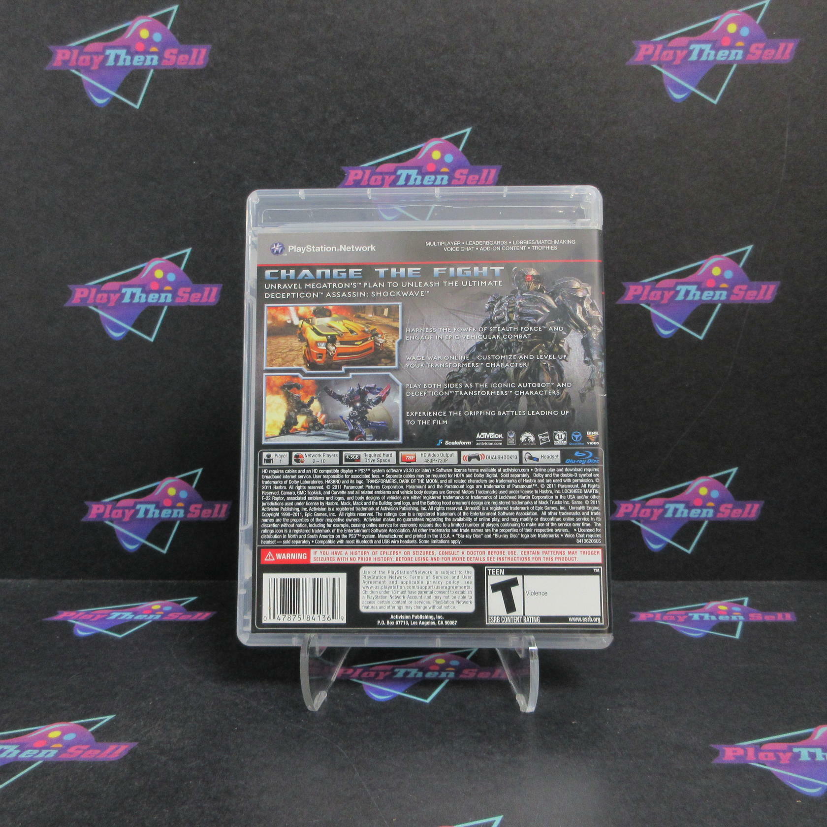 Transformers Dark of the Moon PS3 PlayStation 3 Complete - Refurbished