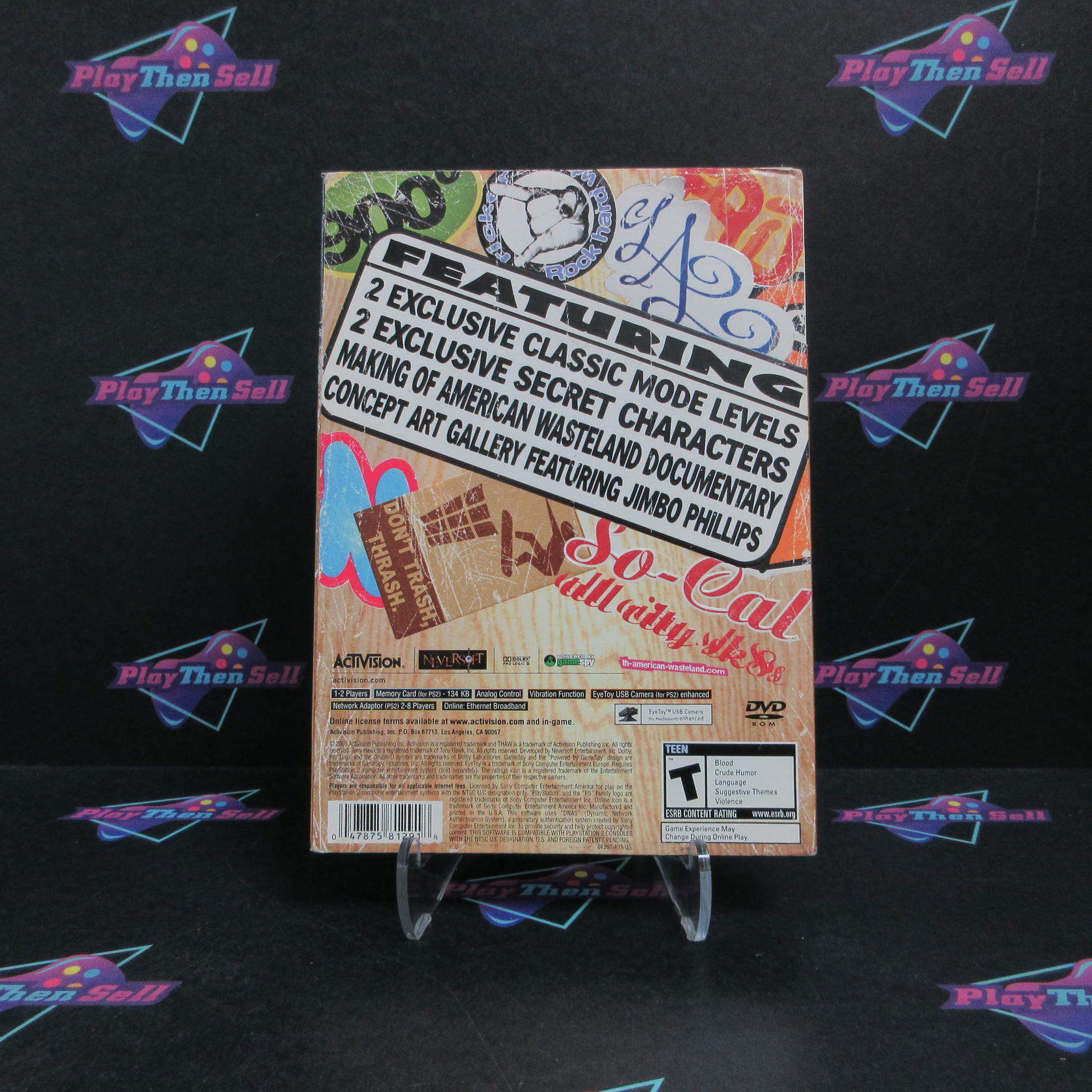 Tony Hawk's American Wasteland Collectors Edition PS2 + Sleeve CIB - Refurbished