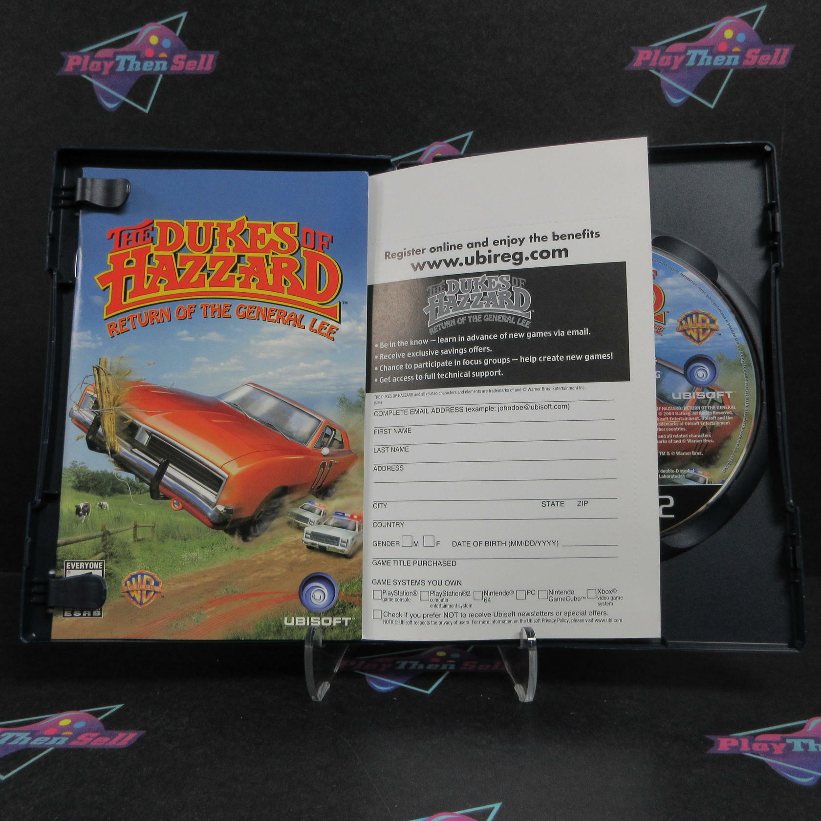 Dukes of Hazzard Return of the General Lee PS2 + Reg Card Complete - Refurbished