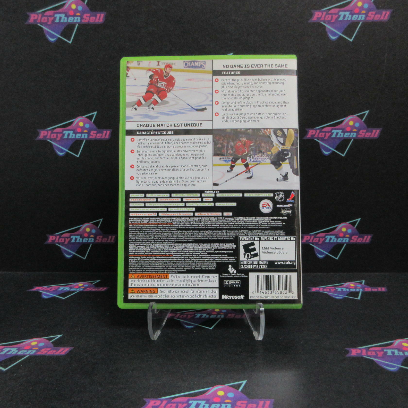 NHL 08 Xbox 360 Complete - Excellent