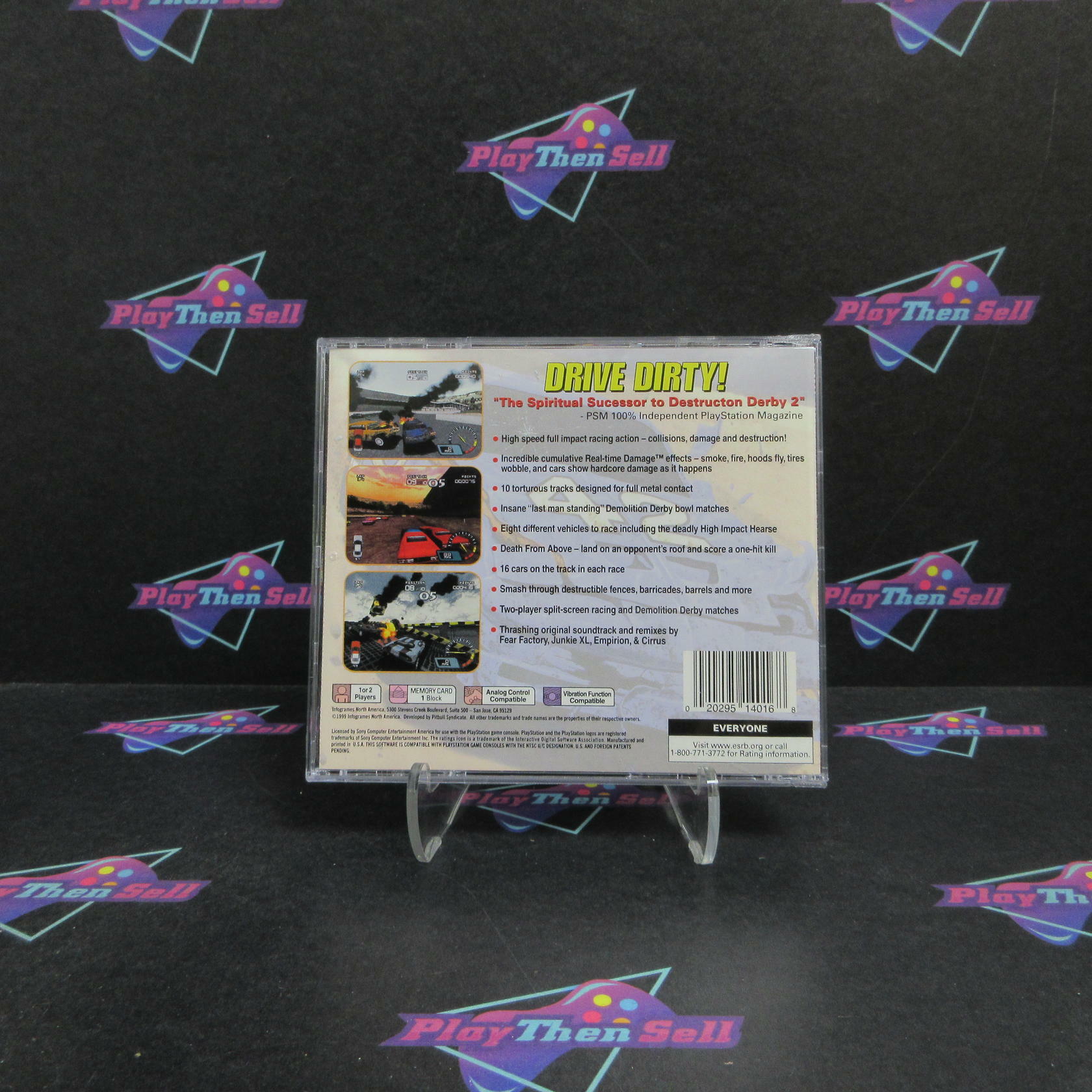 Demolition Racer PS1 PlayStation 1 Complete - Refurbished