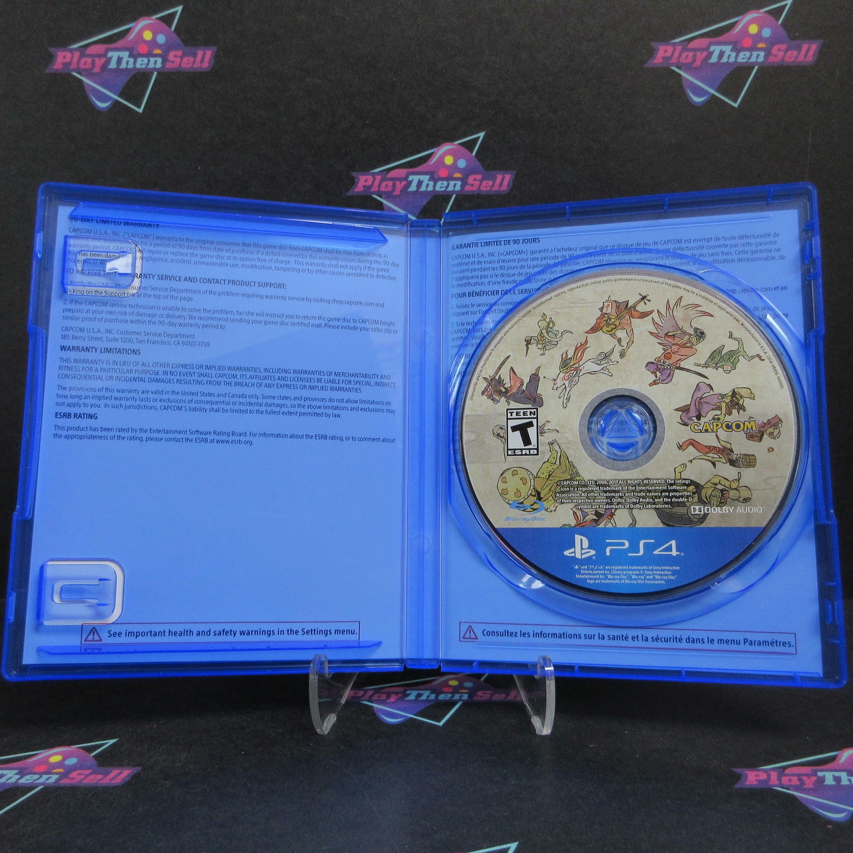 Okami HD PS4 PlayStation 4 Complete - Refurbished