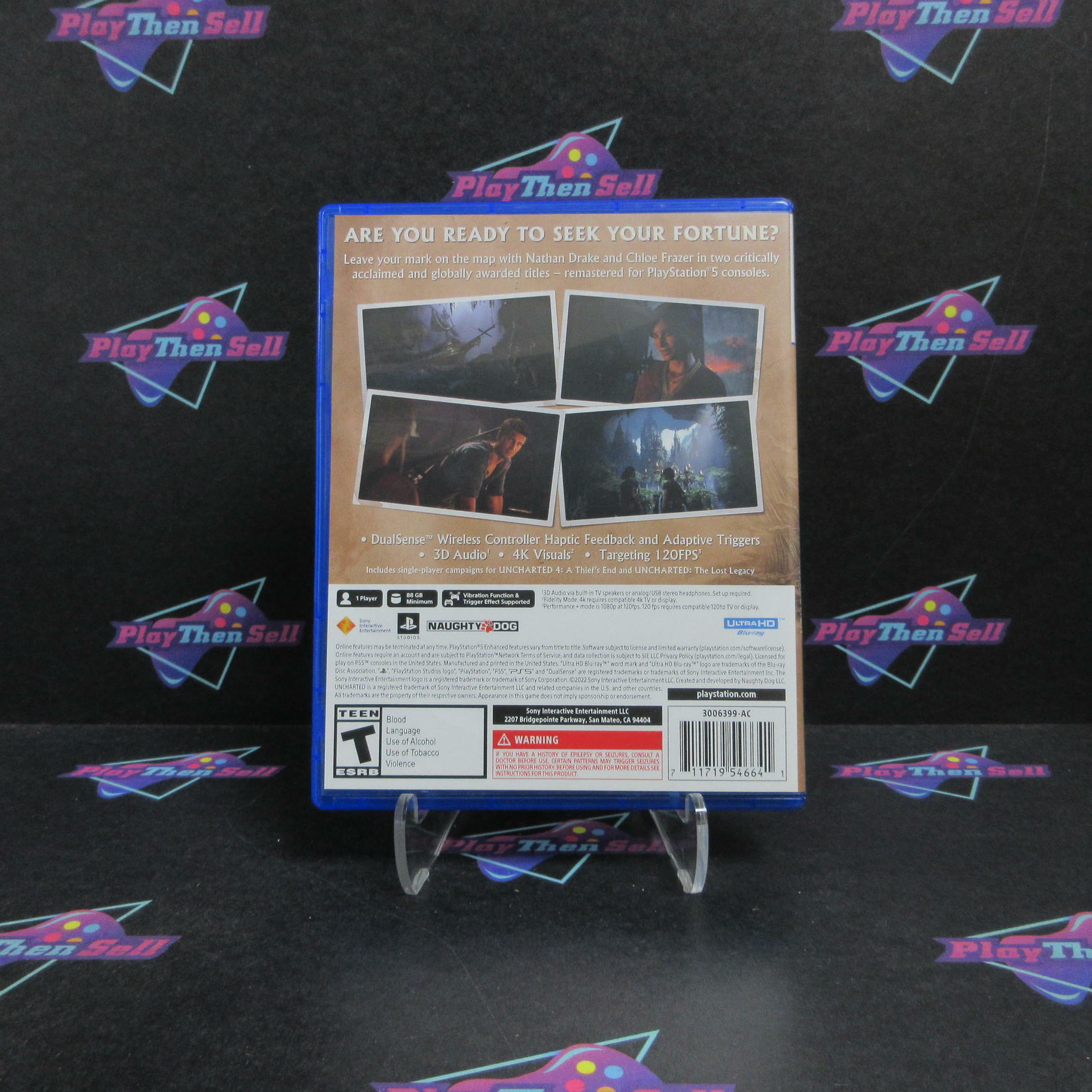 Uncharted Legacy of Thieves Collection PS5 PlayStation 5 Complete - Refurbished