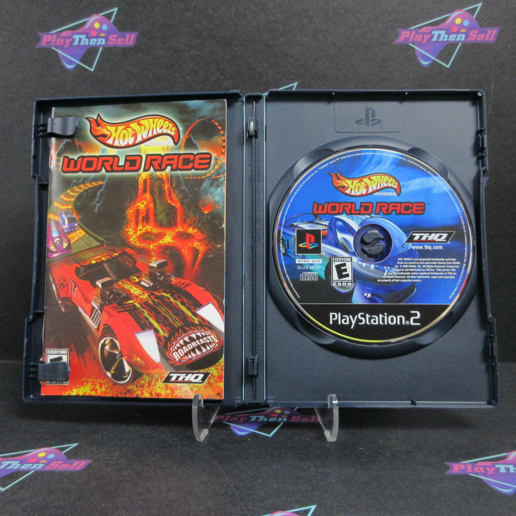 Hot Wheels World Race PS2 PlayStation 2 Complete - Refurbished