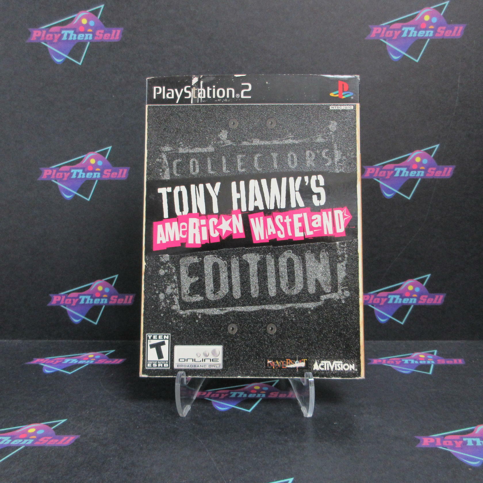 Tony Hawk's American Wasteland Collectors Edition PS2 + Sleeve CIB - Refurbished