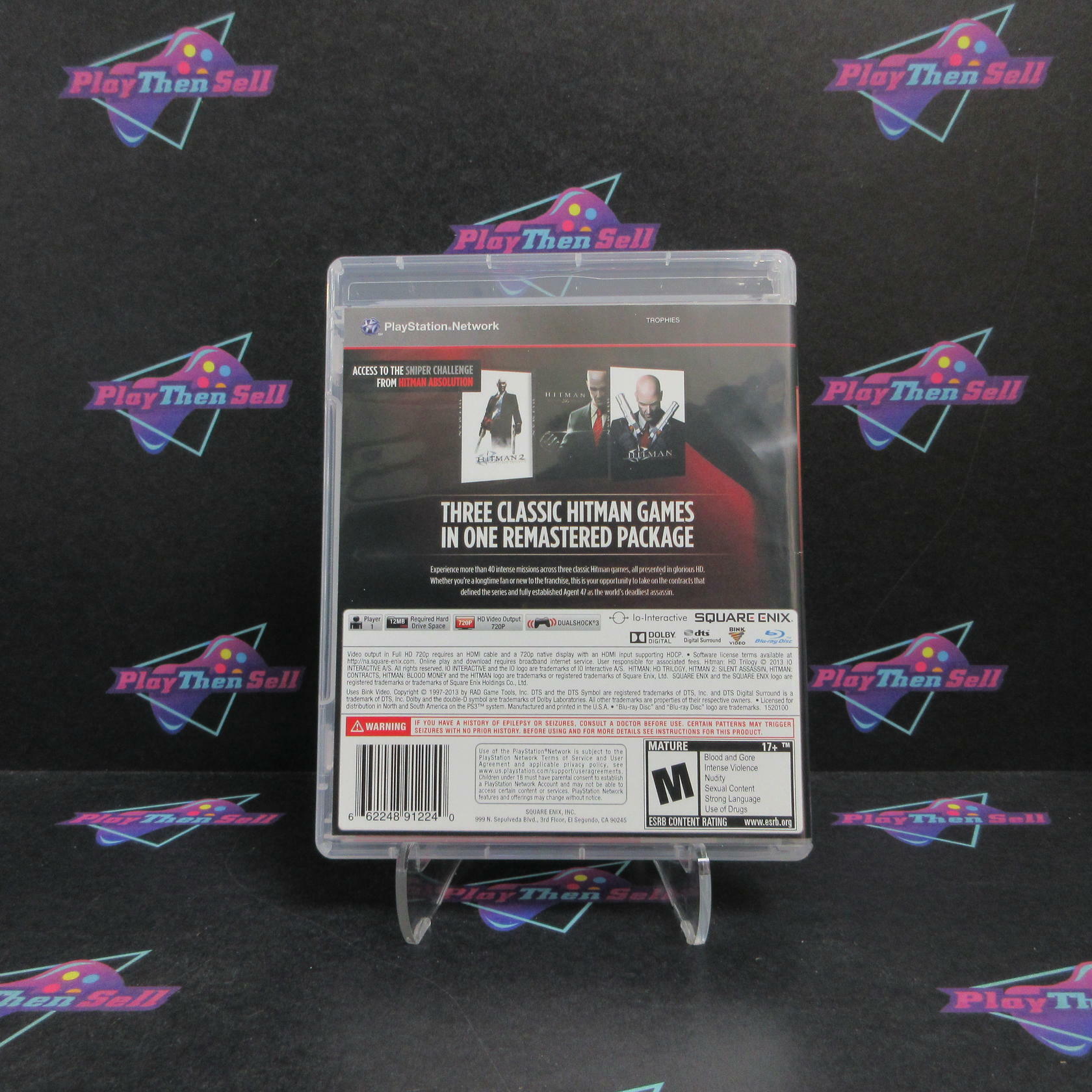 Hitman Trilogy HD PS3 PlayStation 3 Complete - Refurbished