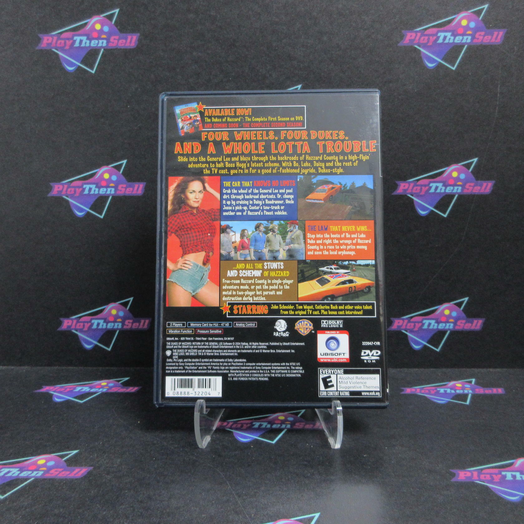 Dukes of Hazzard Return of the General Lee PS2 + Reg Card Complete - Refurbished