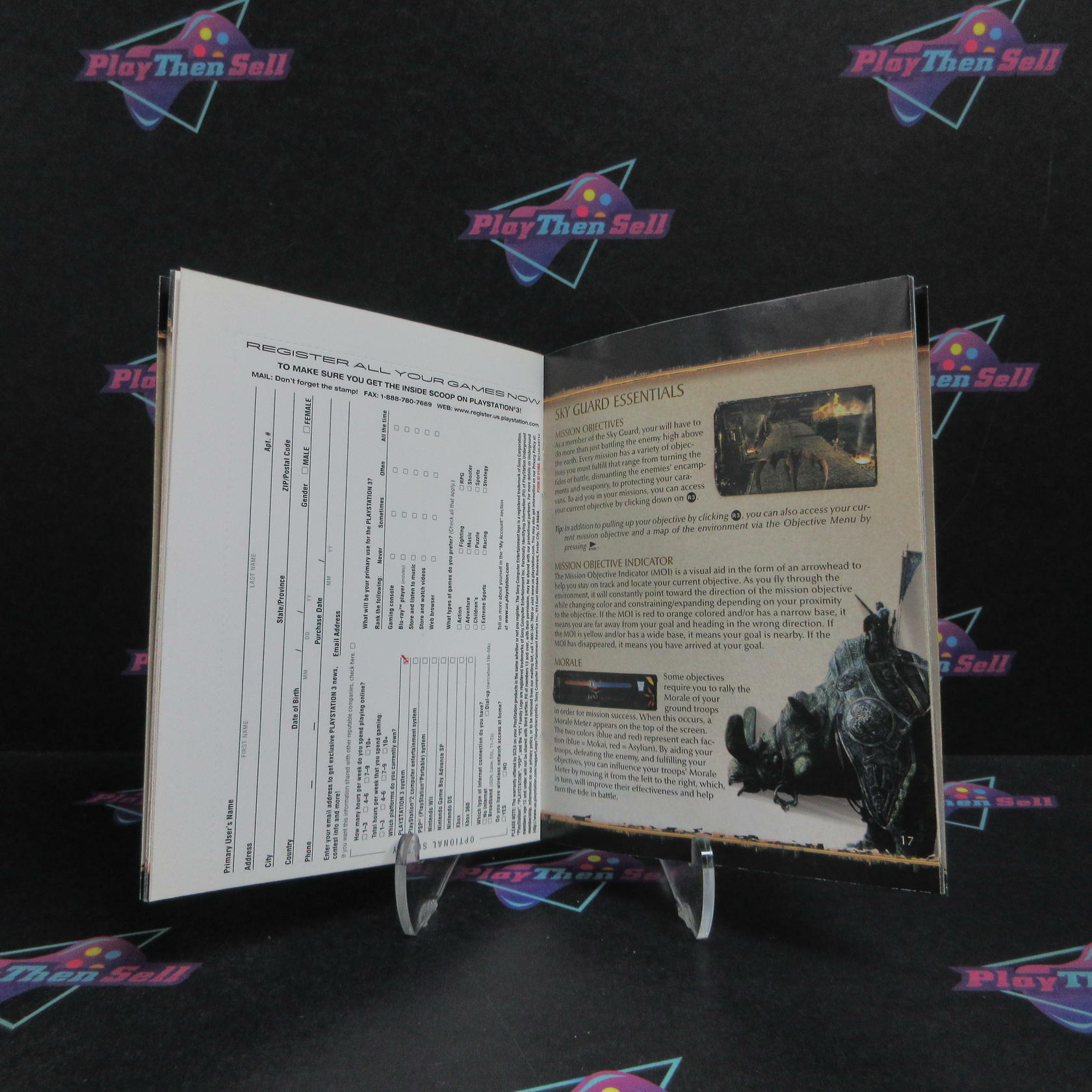 Lair PS3 PlayStation 3 + Reg Card Complete - Refurbished