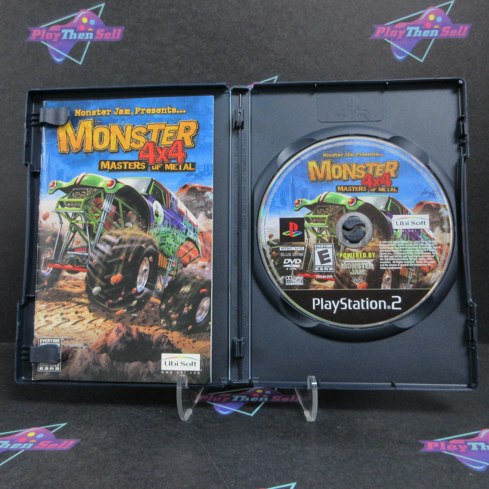 Monster 4X4 Masters of Metal PS2 PlayStation 2 + Reg Card Complete - Refurbished