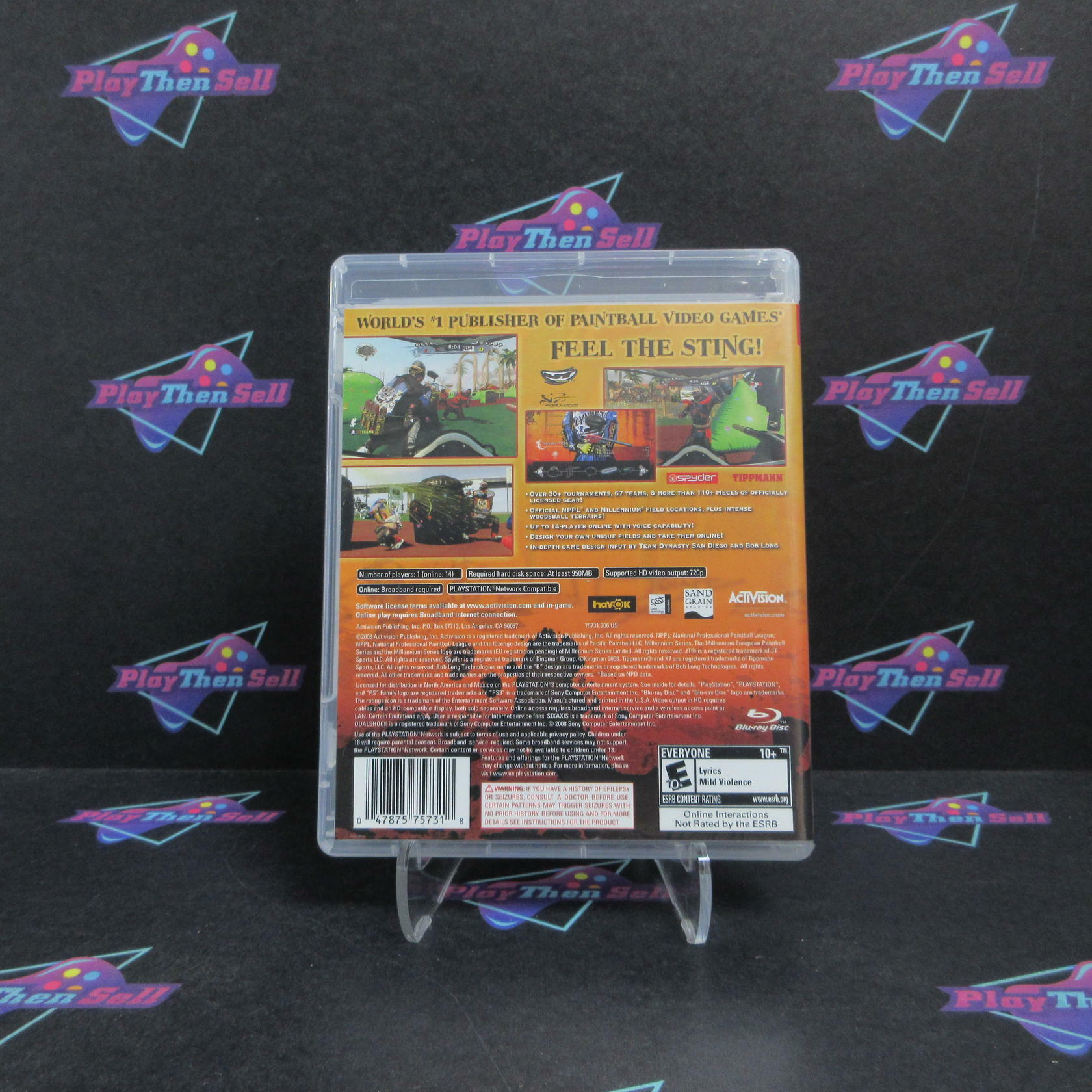 NPPL Championship Paintball 2009 PS3 PlayStation 3 Complete - Refurbished