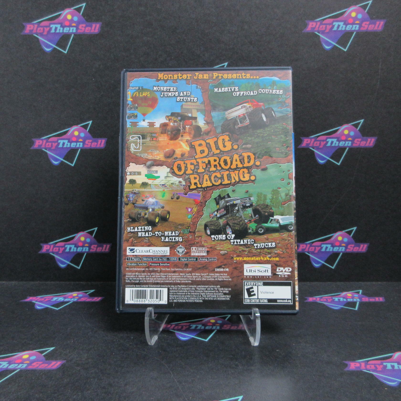 Monster 4X4 Masters of Metal PS2 PlayStation 2 + Reg Card Complete - Refurbished