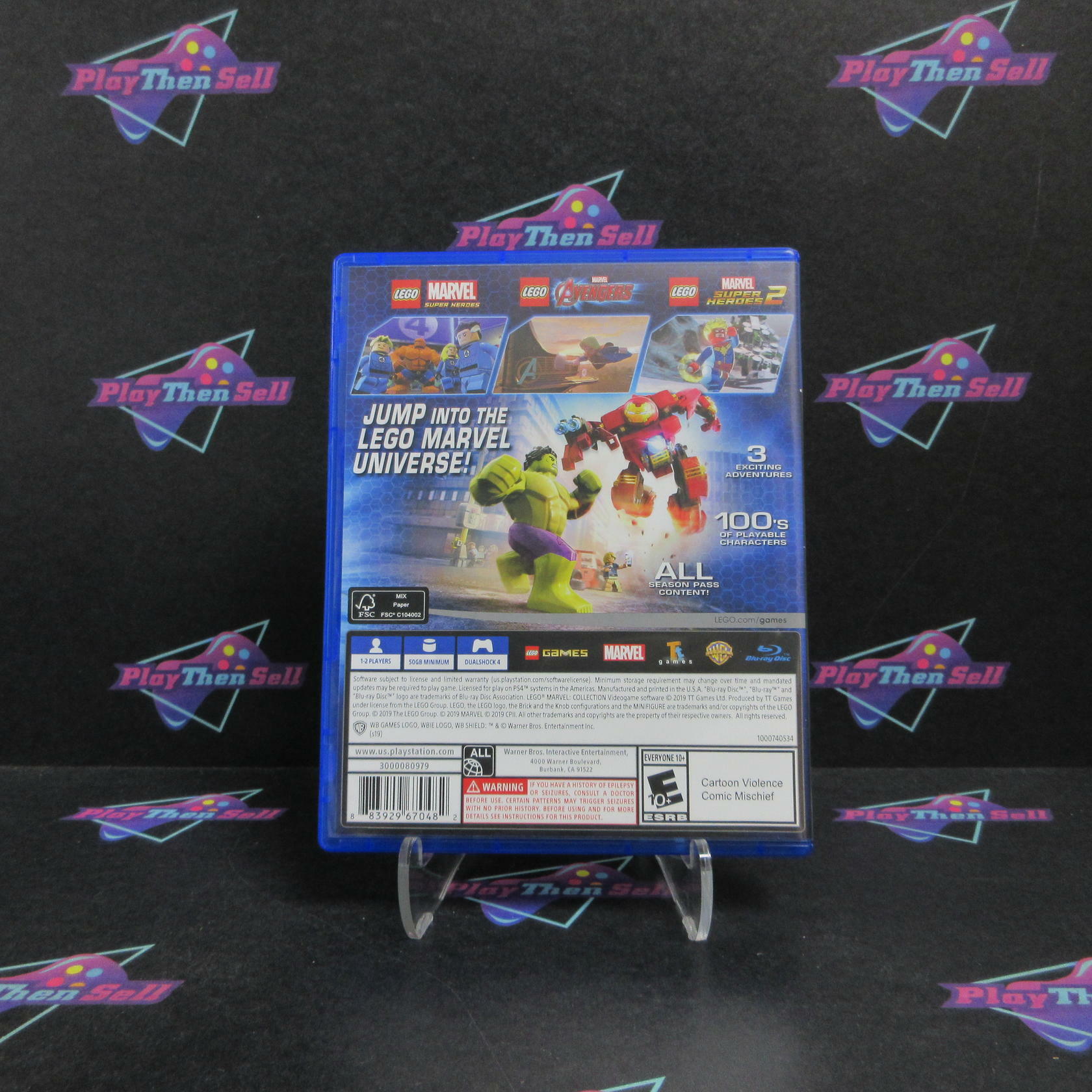 Lego Marvel Collection PS4 PlayStation 4 Complete - Refurbished