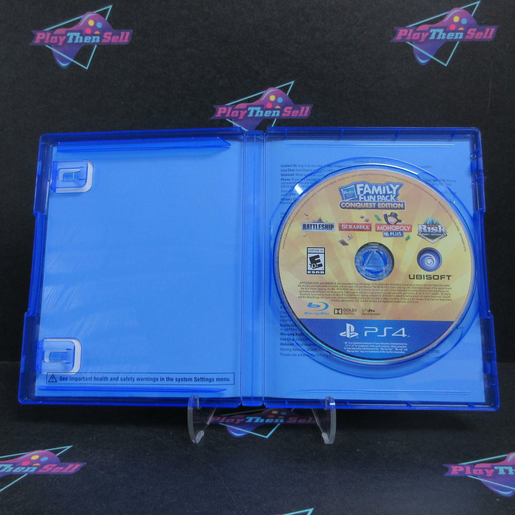 Hasbro Family Fun Pack Conquest Edition PS4 PlayStation 4 Complete - Refurbished