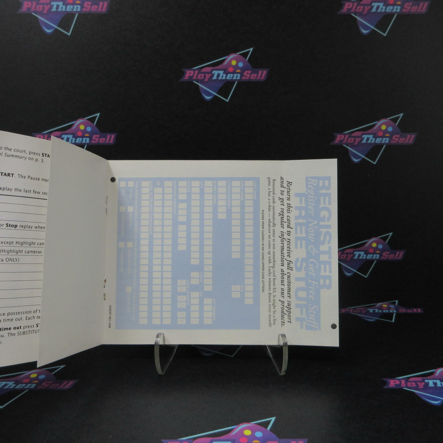 NBA Live 99 PS1 PlayStation 1 + Reg Card Complete - Refurbished