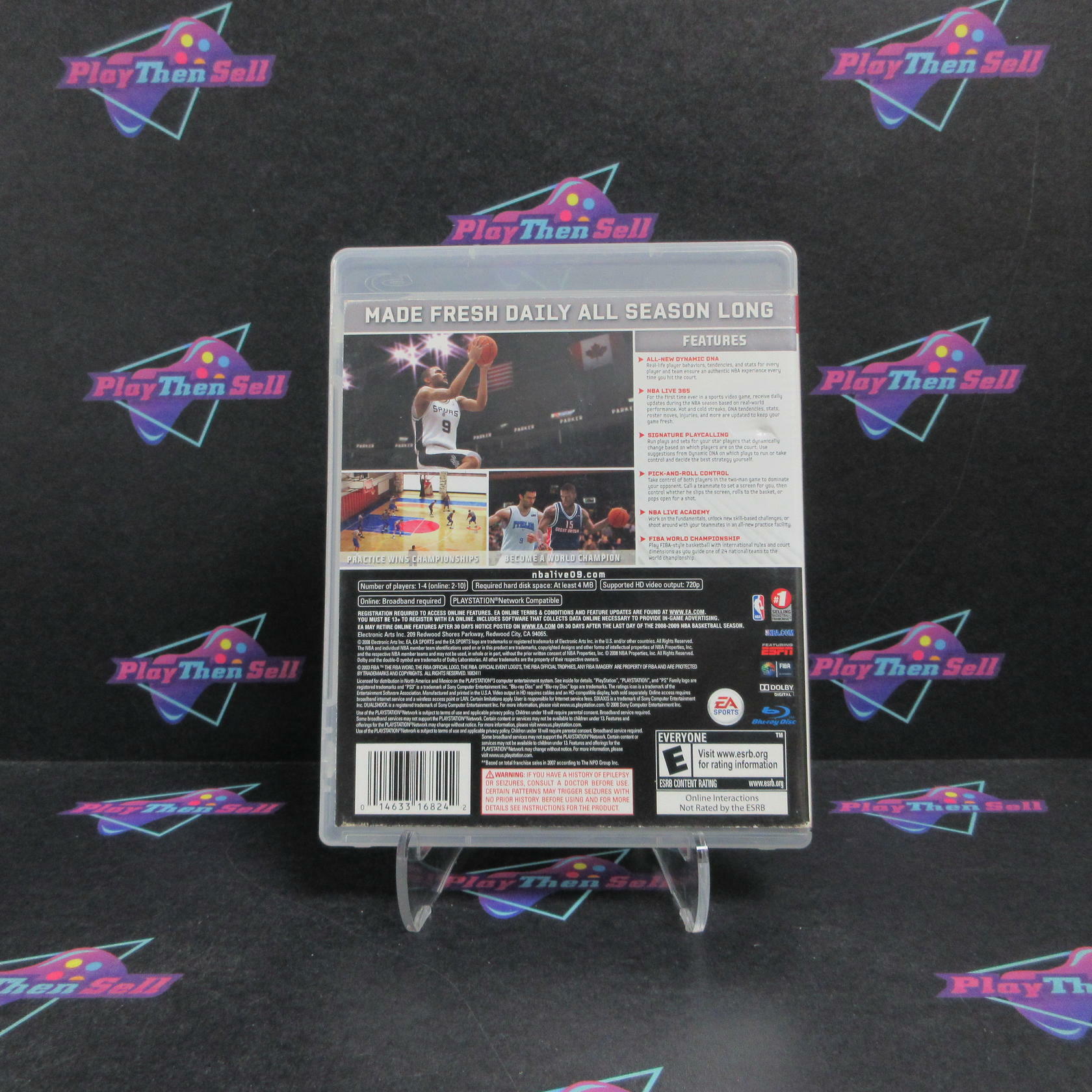 NBA Live 09 PS3 PlayStation 3 Complete - Very Good