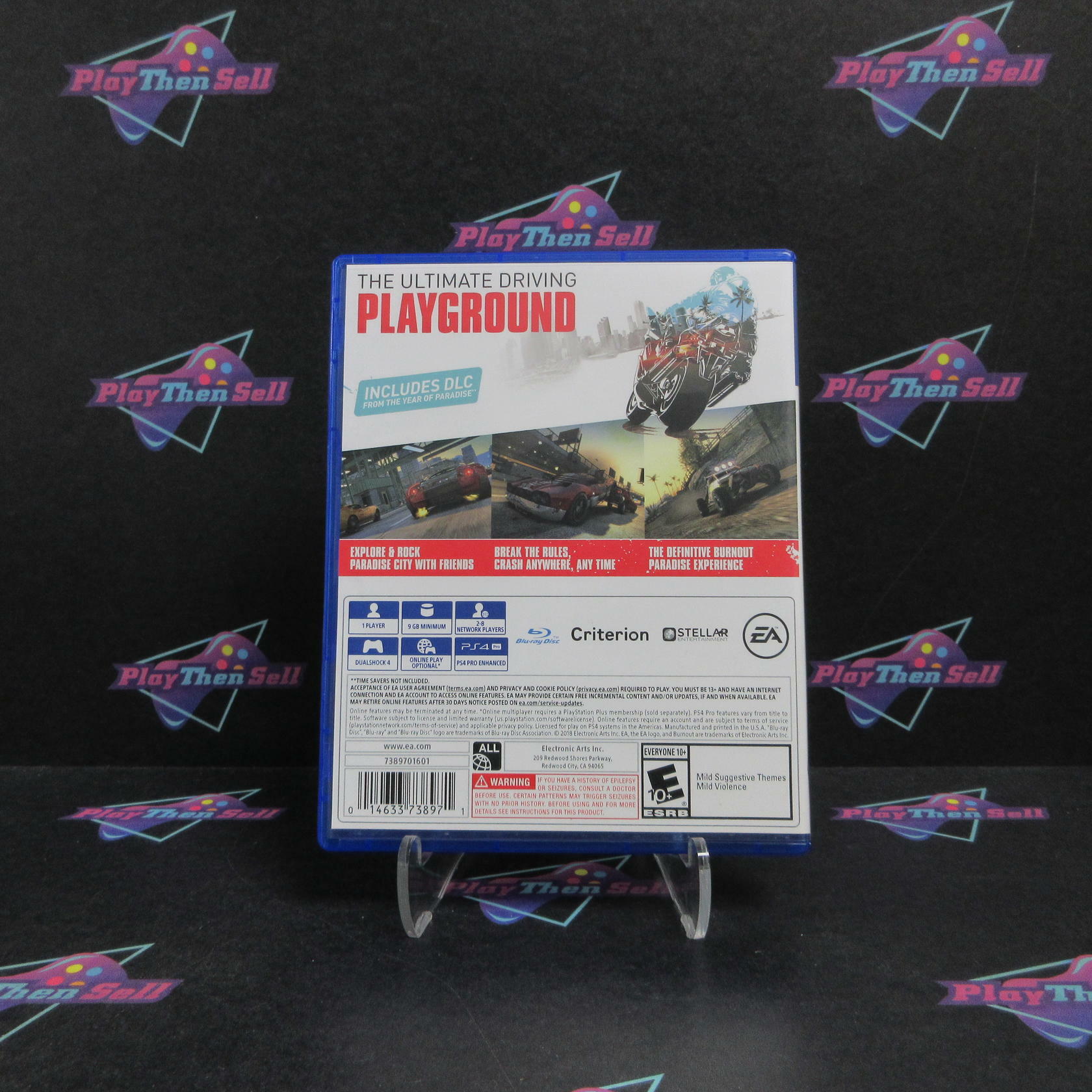 Burnout Paradise Remastered PS4 PlayStation 4 Complete - Refurbished