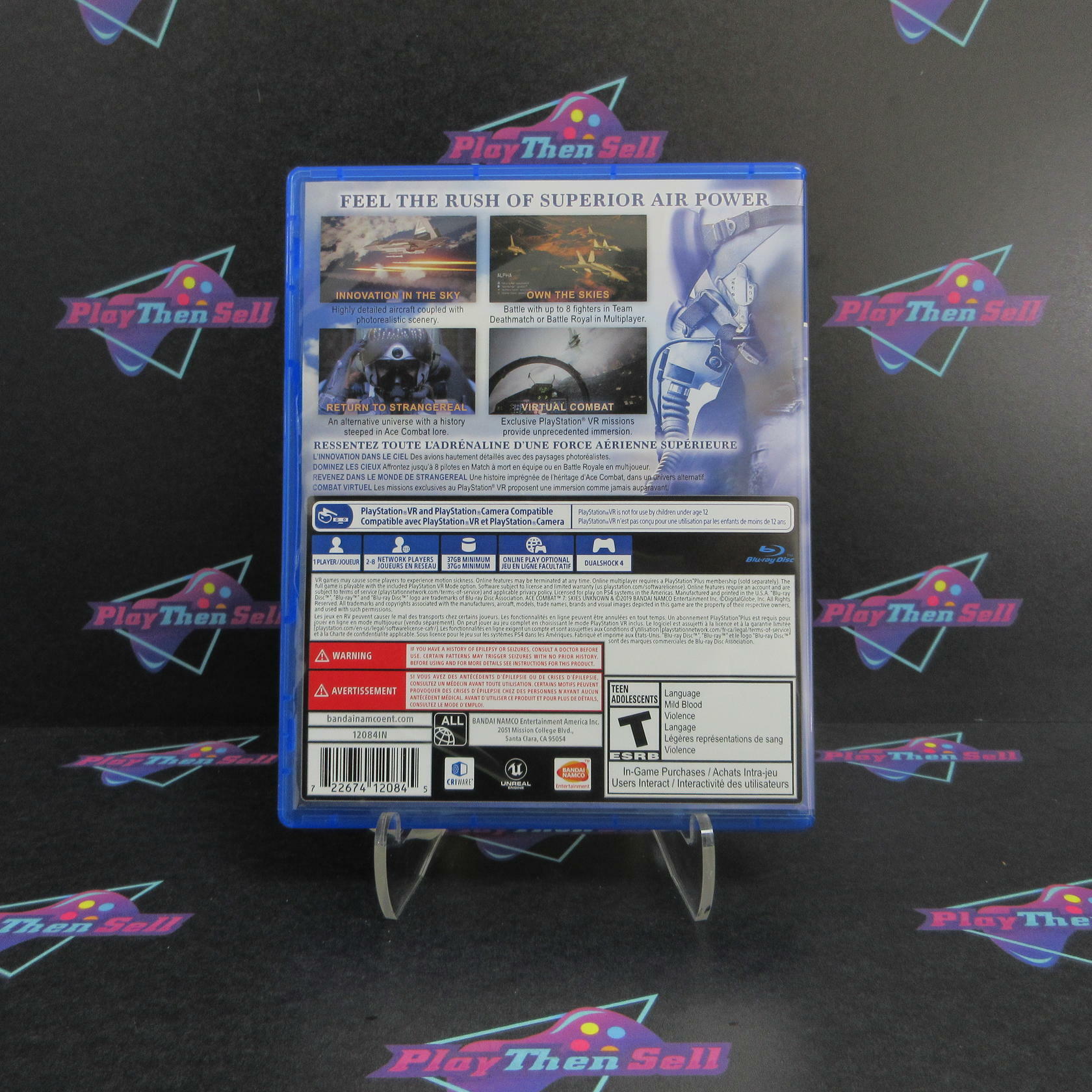 Ace Combat 7 Skies Unknown PS4 PlayStation 4 Complete - Refurbished