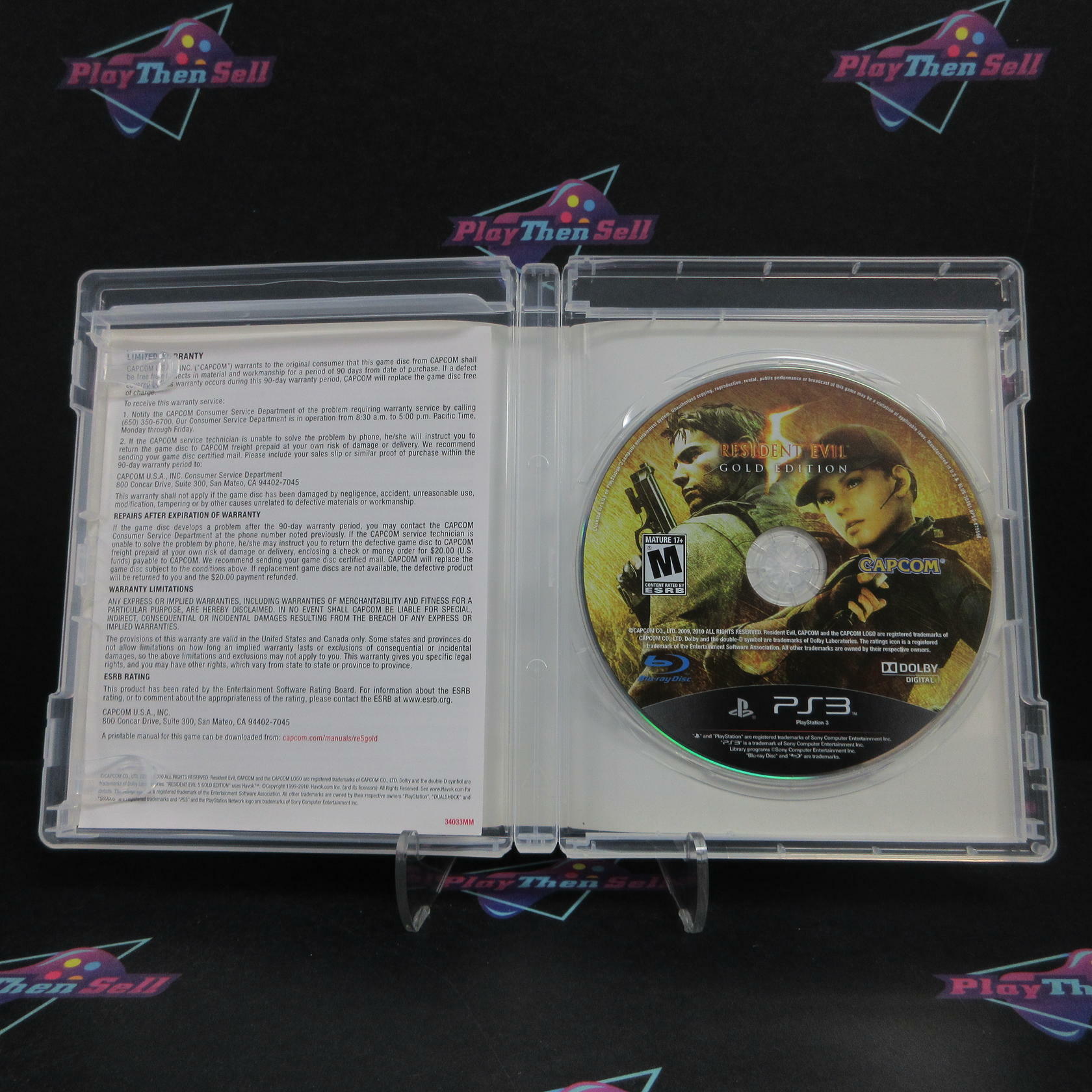 Resident Evil 5 Gold Edition PS3 PlayStation 3 GH Complete - Very Good