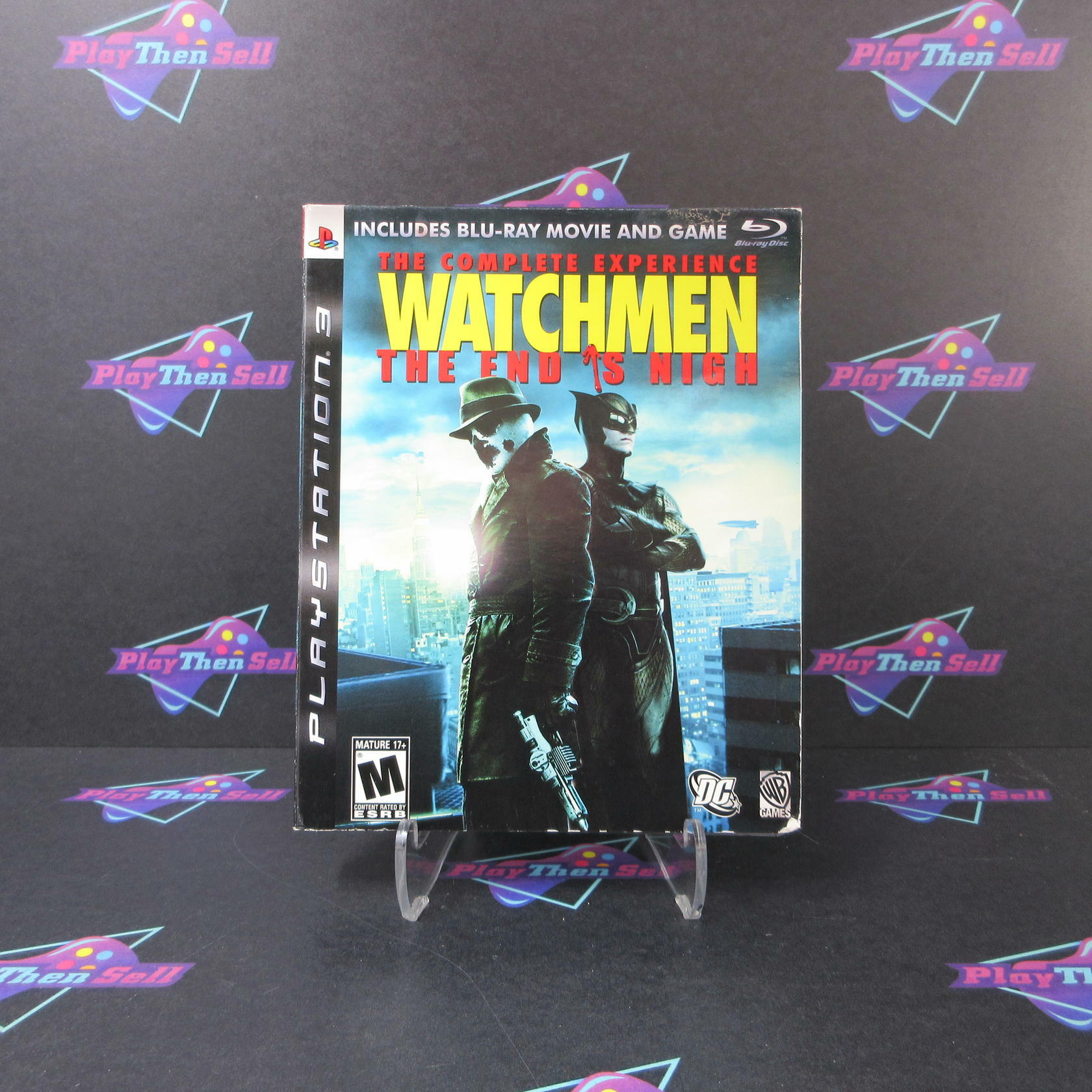 Watchmen The End is Nigh Complete Experience PS3 + Sleeve/Poster CIB - Very Good