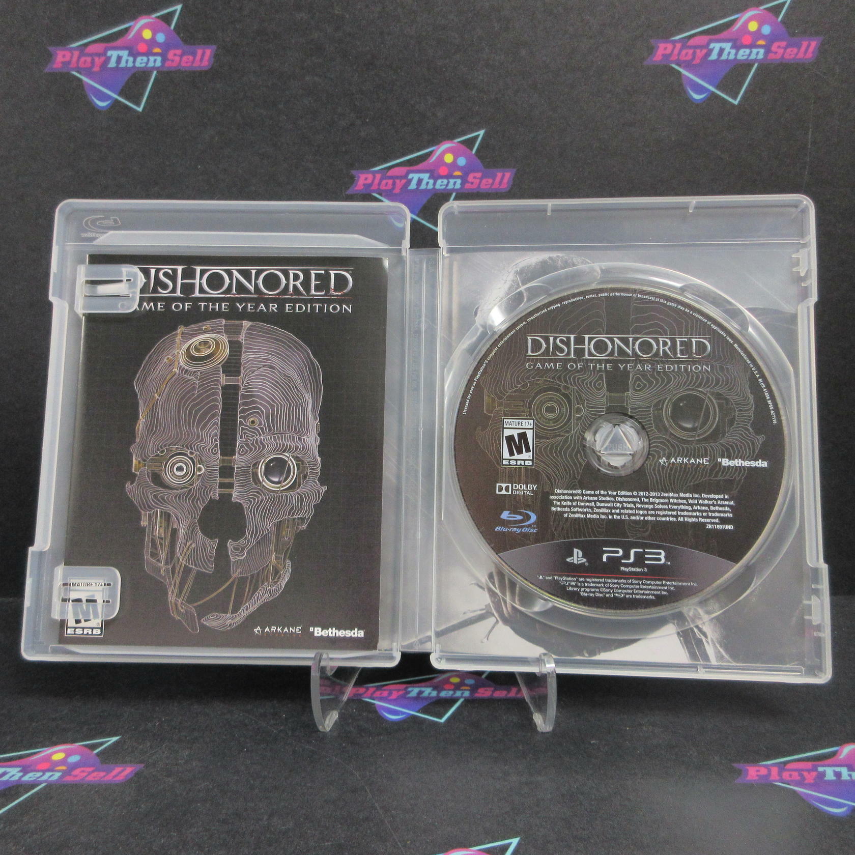 Dishonored GOTY Edition PS3 PlayStation 3  + Sleeve/Poster Complete - Very Good