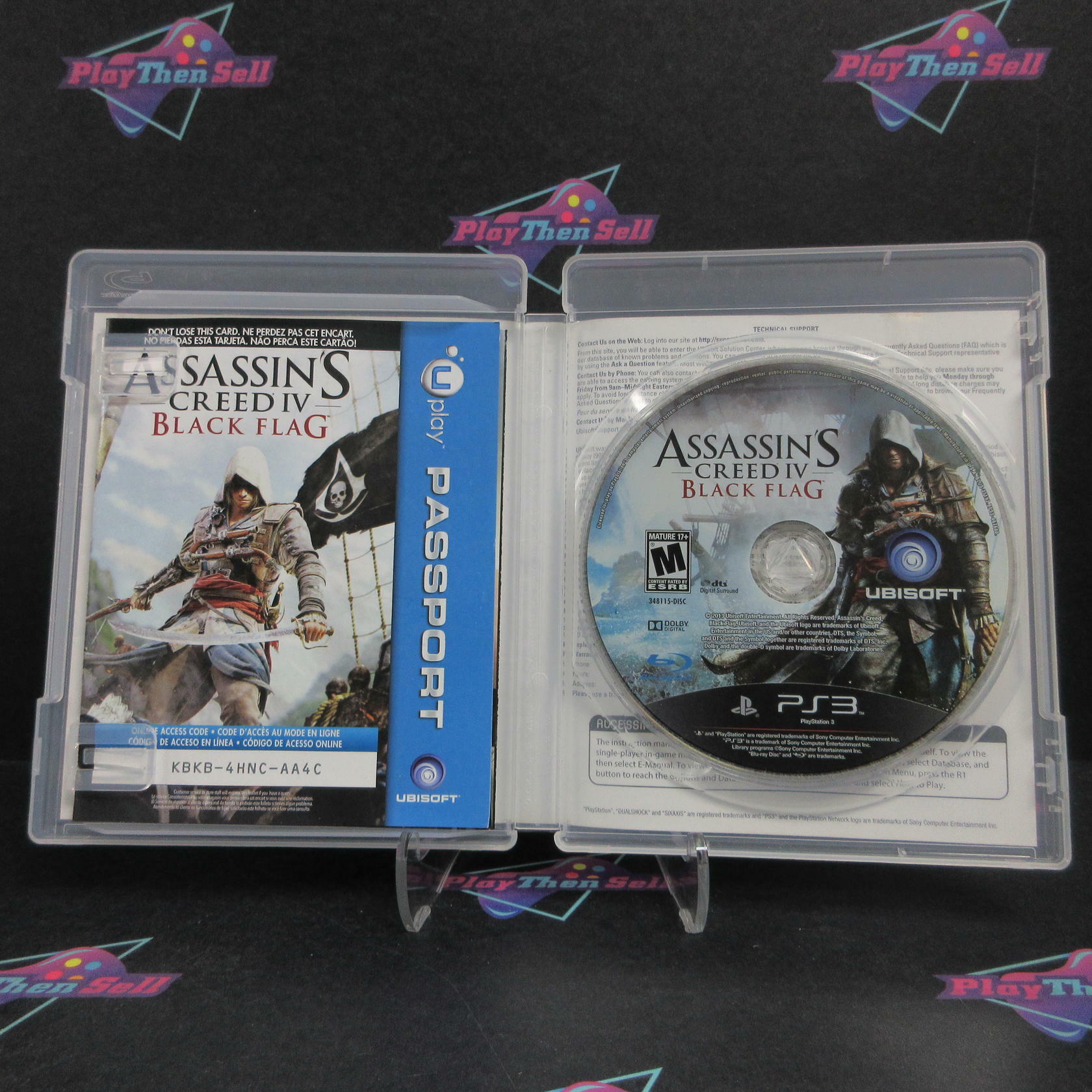Assassin's Creed IV 4 Black Flag PS3 PlayStation 3 Complete - Very Good