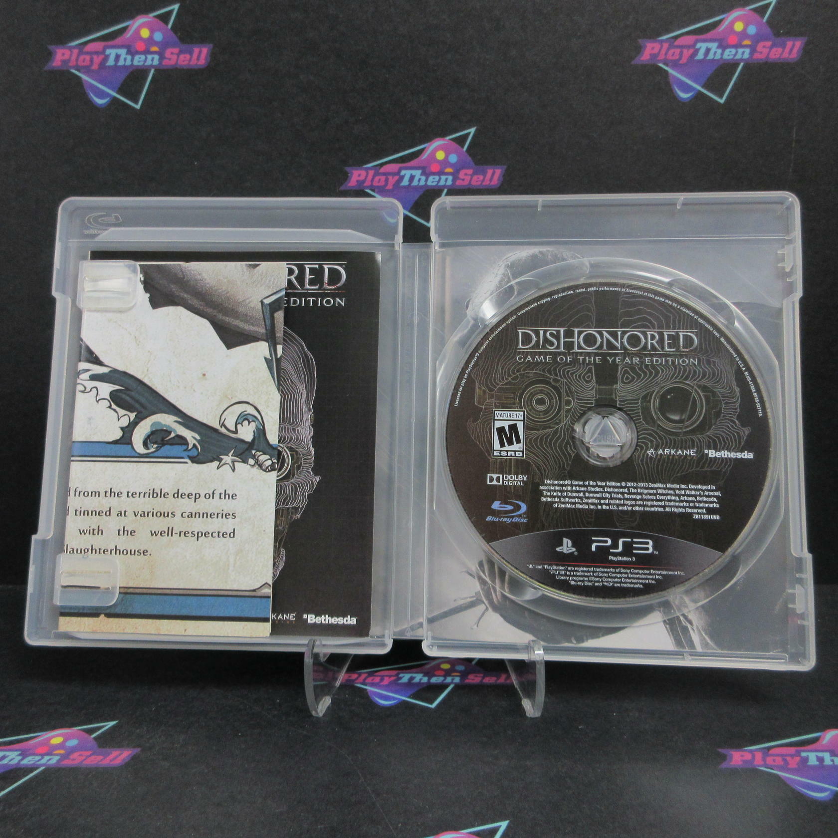 Dishonored GOTY Edition PS3 PlayStation 3  + Sleeve/Poster Complete - Very Good