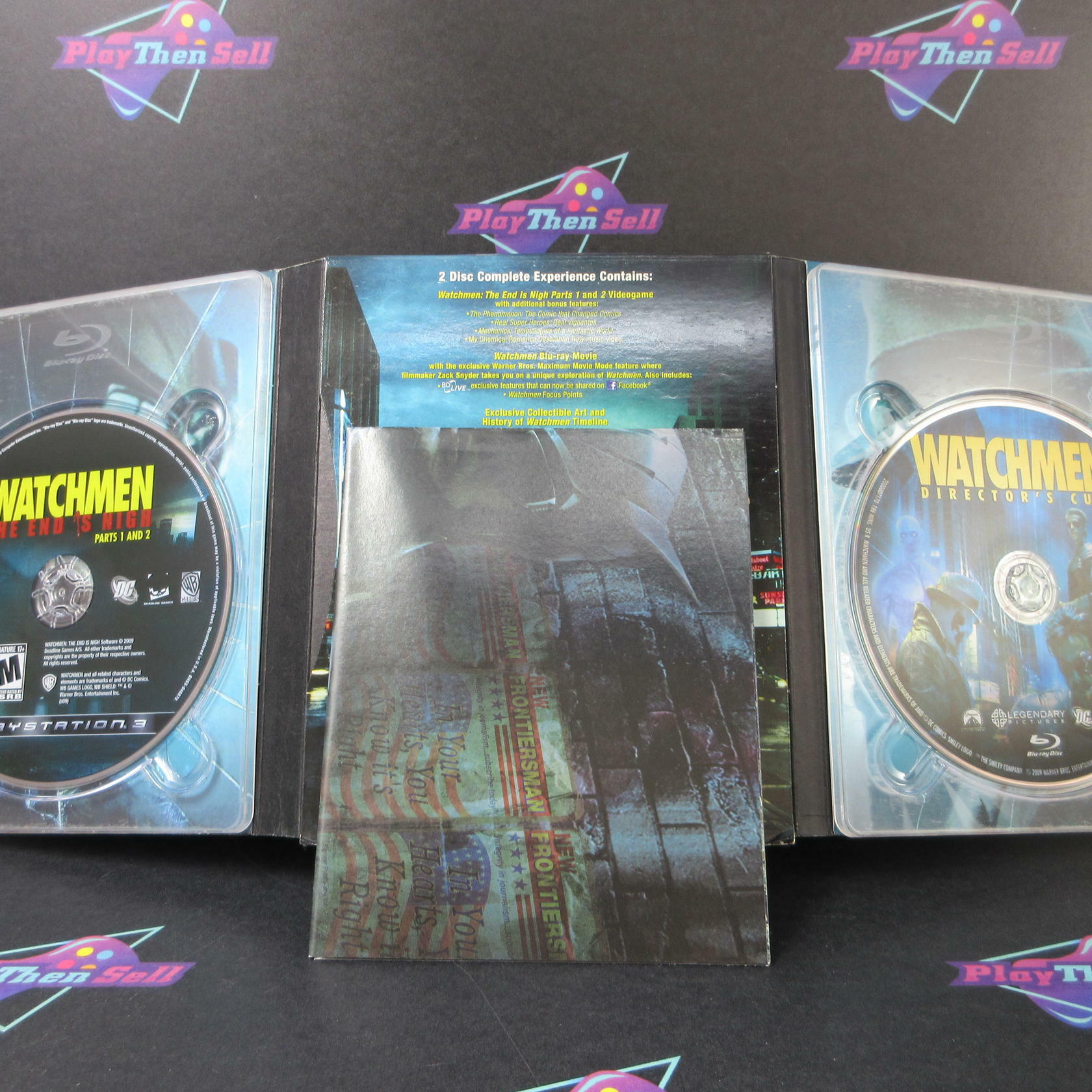 Watchmen The End is Nigh Complete Experience PS3 + Sleeve/Poster CIB - Very Good
