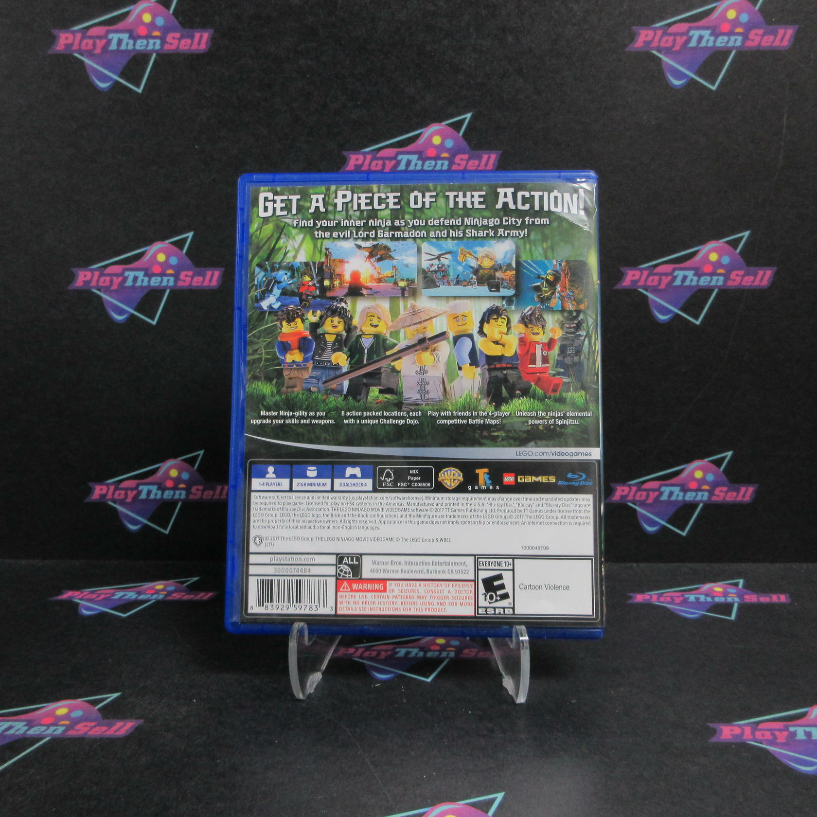 LEGO The Ninjago Movie VideoGame PS4 PlayStation 4 - Very Good