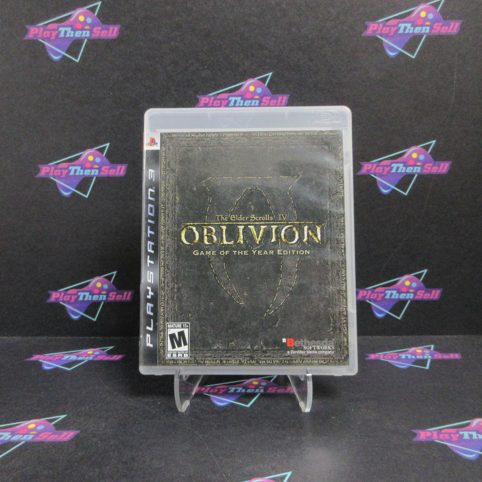 The Elder Scrolls IV Oblivion GOTY PS3 PlayStation 3 + Map Complete - Very Good