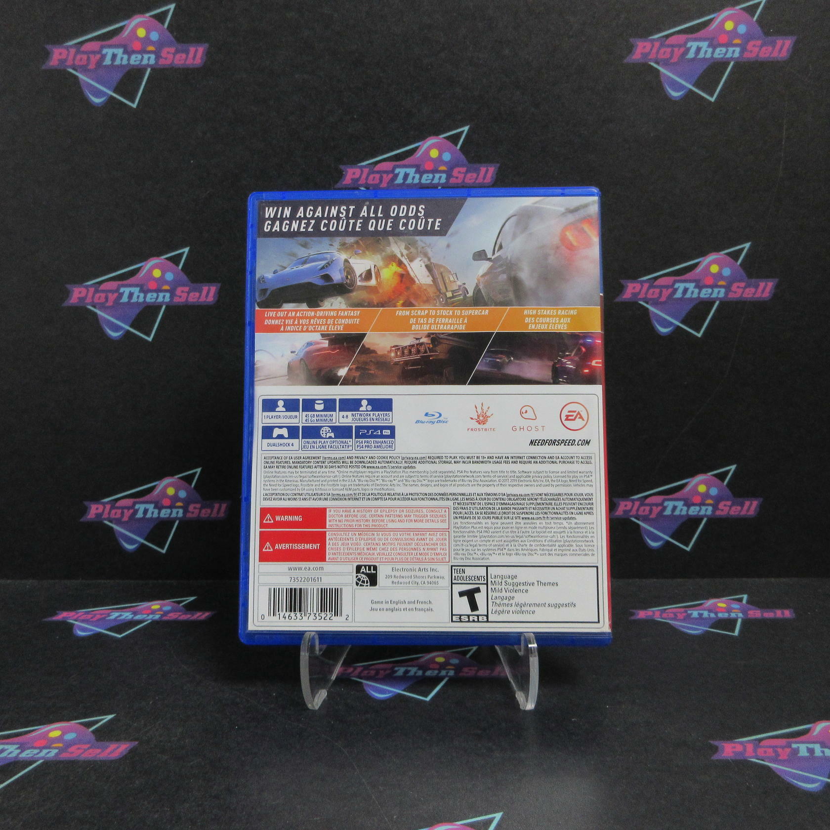 Need for Speed Payback PS4 PlayStation 4 PH Complete - Very Good