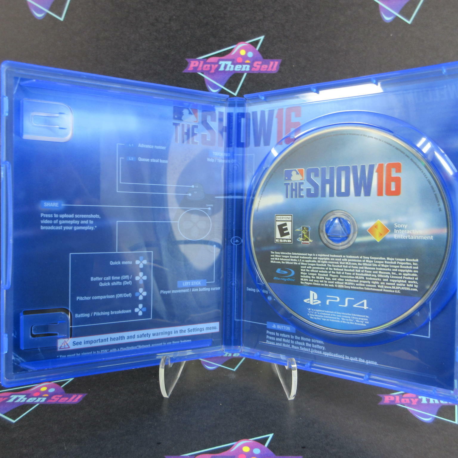 MLB The Show 16 PS4 PlayStation 4 Complete - Very Good