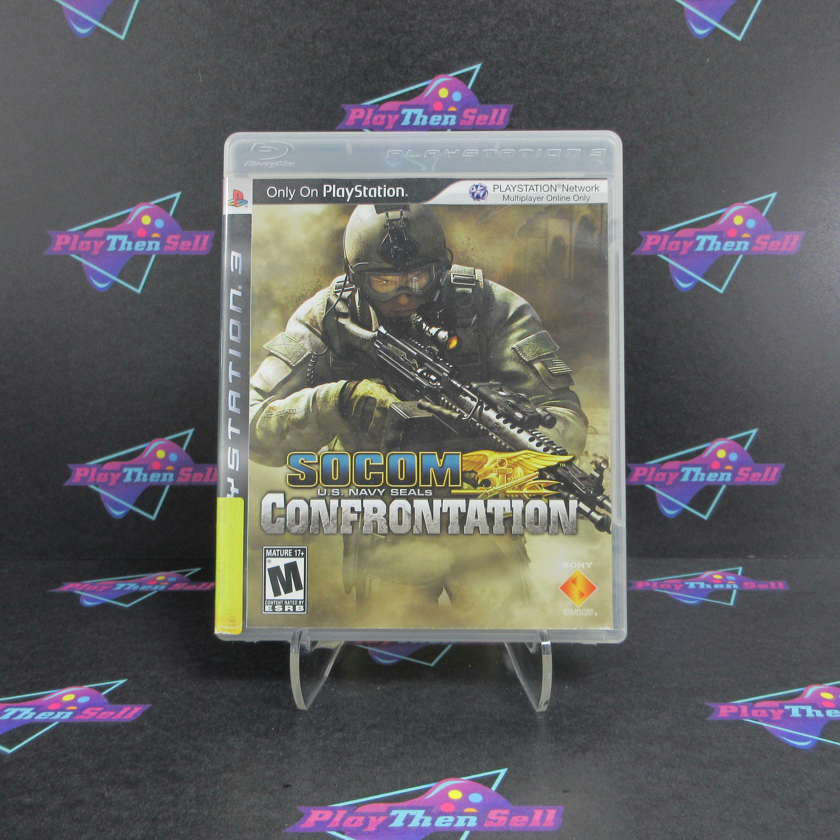 Socom US Navy Seals Confrontation PS3 PlayStation 3 + Reg Card CIB - Very Good