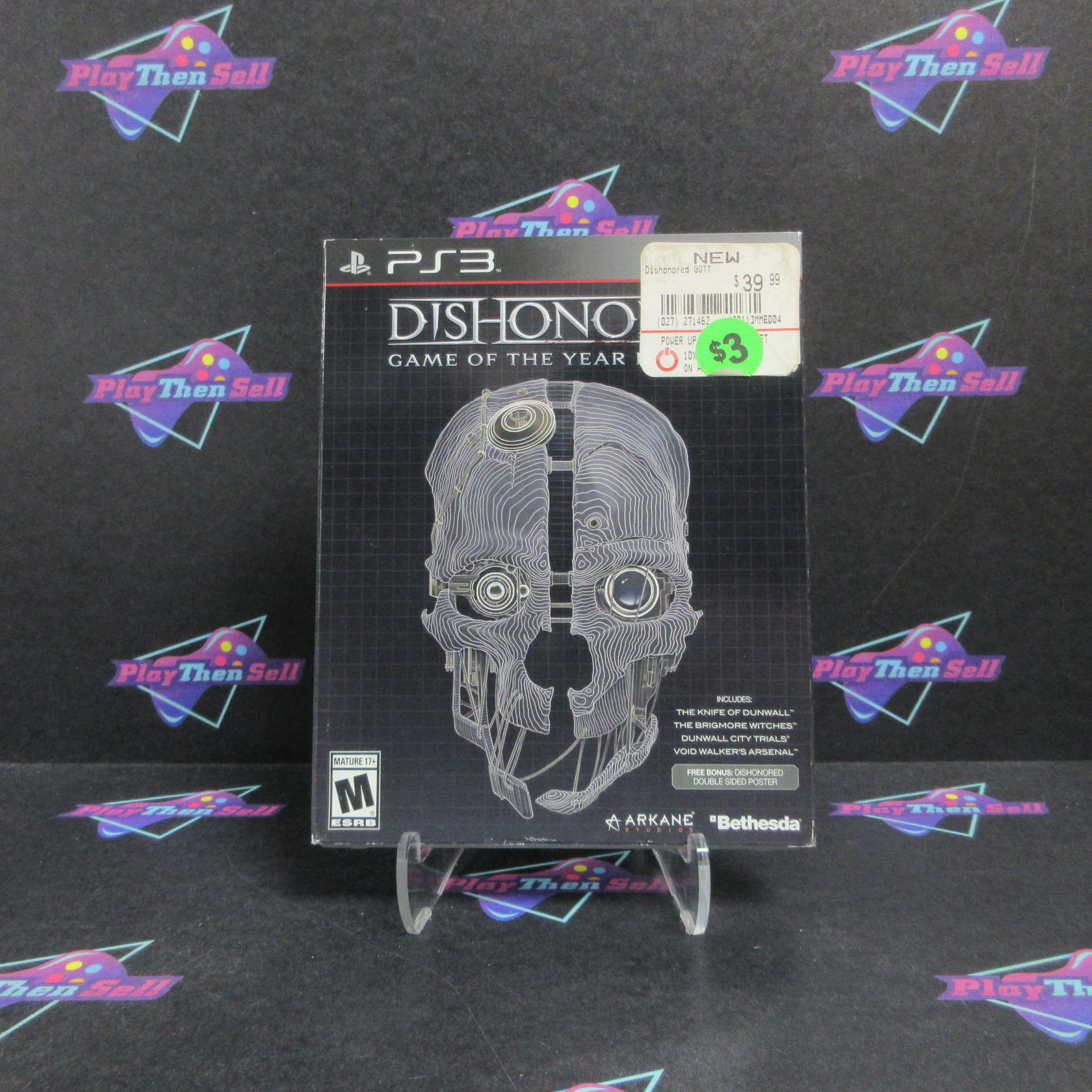 Dishonored GOTY Edition PS3 PlayStation 3  + Sleeve/Poster Complete - Very Good