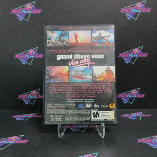 Grand Theft Auto Vice City Trilogy PS2 PlayStation 2 + Map Complete - Very Good