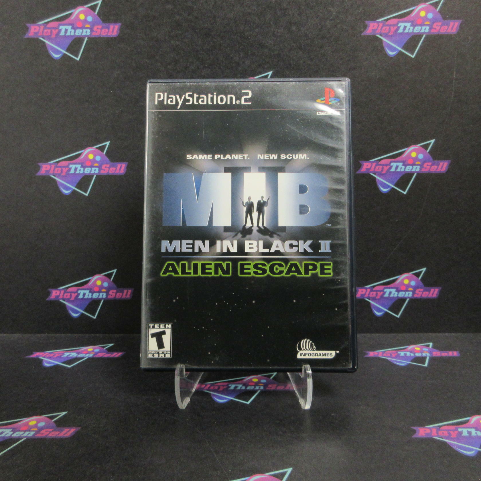 Men in Black II Alien Escape PS2 PlayStation 2 Complete - Very Good