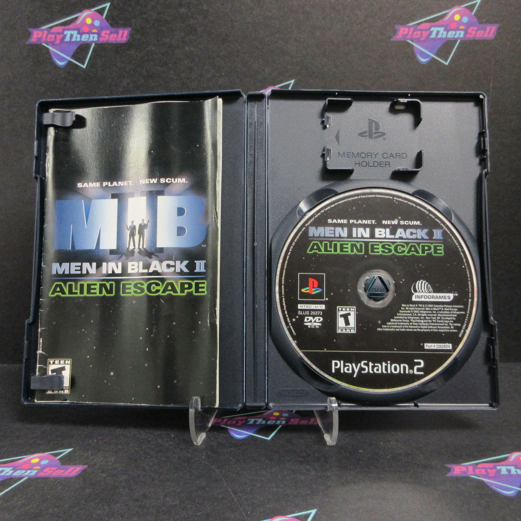 Men in Black II Alien Escape PS2 PlayStation 2 Complete - Very Good