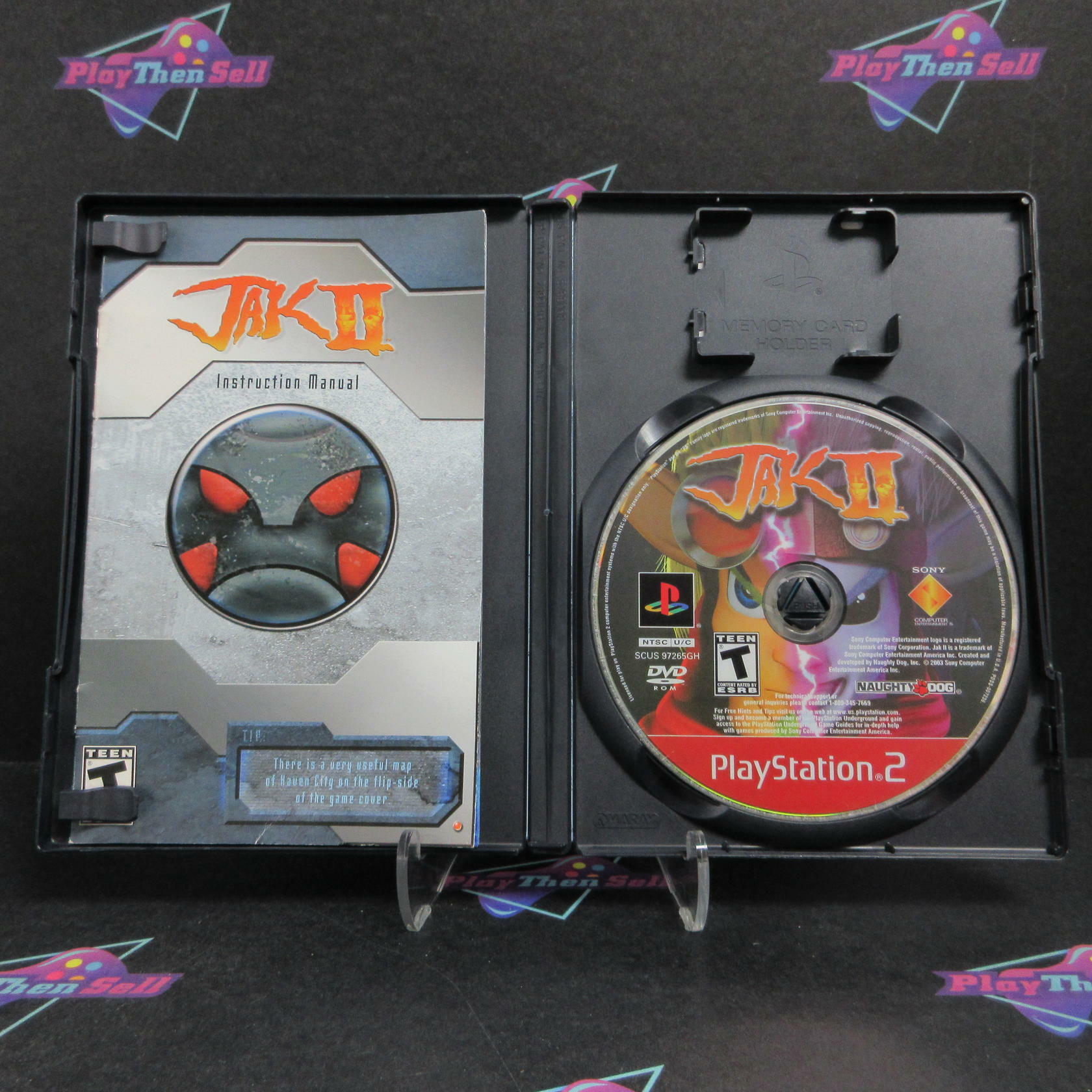 Jak II PS2 PlayStation 2 GH Complete - Very Good