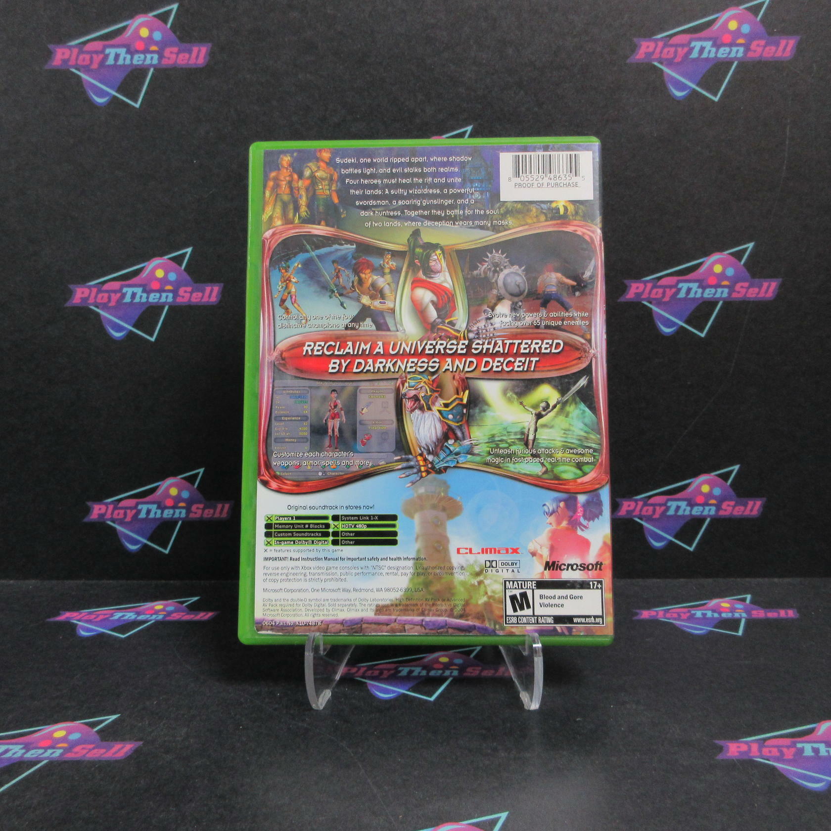 Sudeki Xbox Complete - Very Good