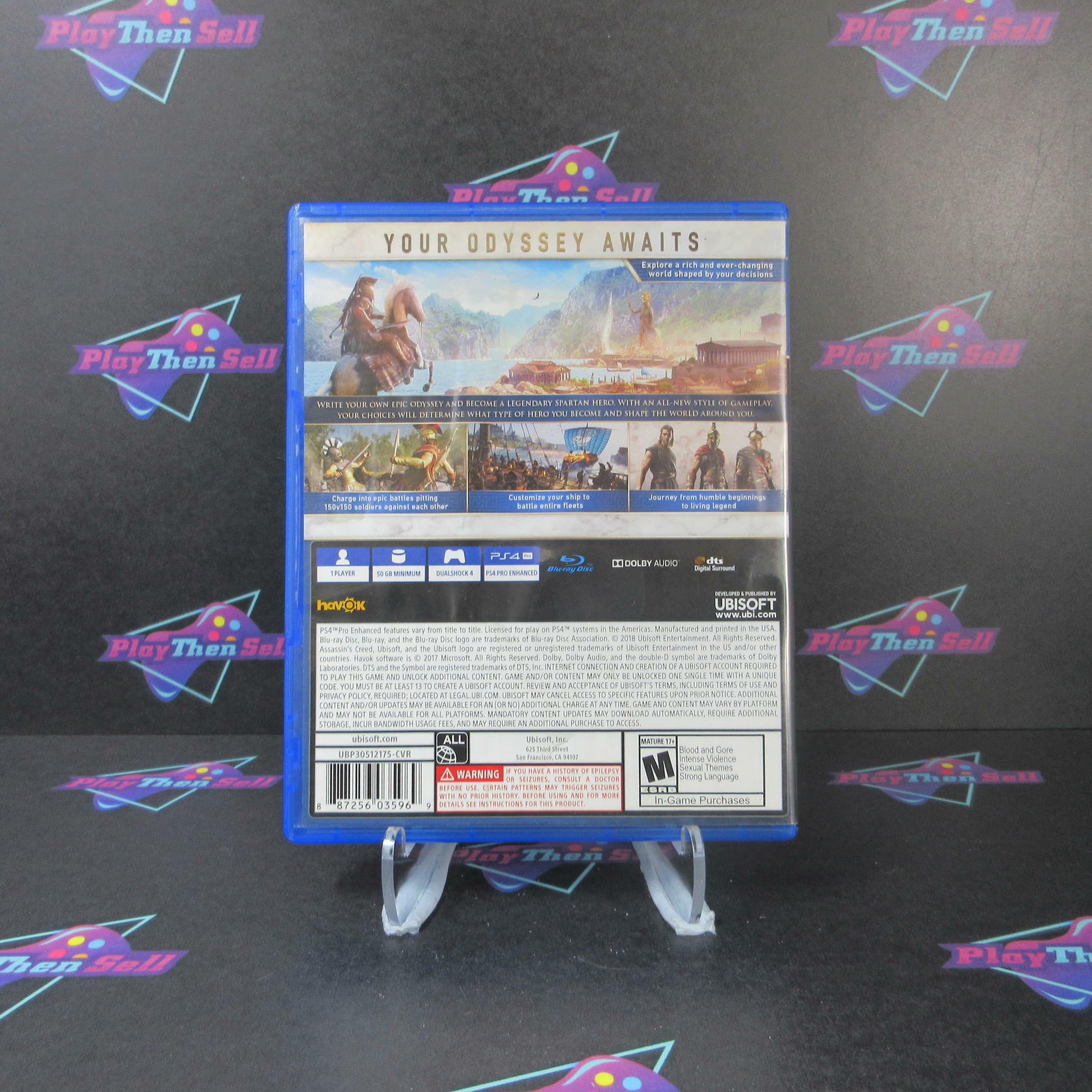 Assassin's Creed Odyssey PS4 PlayStation 4 Complete - Very Good