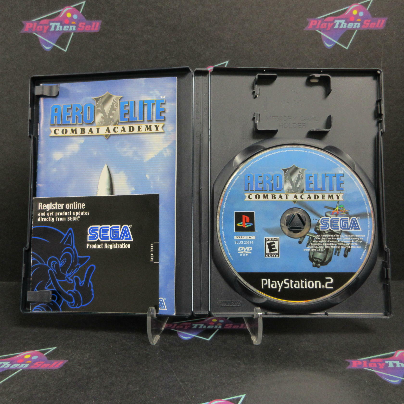 Aero Elite Combat Academy PS2 PlayStation 2 + Reg Card Complete - Very Good